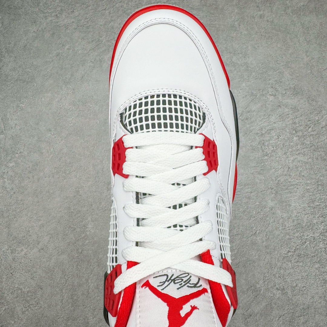 图片[4]-零售💰360 ＃CS Air Jordan AJ4 Retro \”Fire Red\” 火焰红 DC7770-160 大厂出品 全头层加持 原鞋原楦原纸板同源开发 完美呈现乔4的版型 内侧正确双色网格 还原细节 原厂皮料 正确气垫颜色 正确网格工艺 正确拉帮工艺 全鞋原装材料制作 原档案原模具打造 支持全方位与正品对比 尺码：36 36.5 37.5 38 38.5 39 40 40.5 41 42 42.5 43 44 44.5 45 46 47.5 编码：by3936060-运动鞋