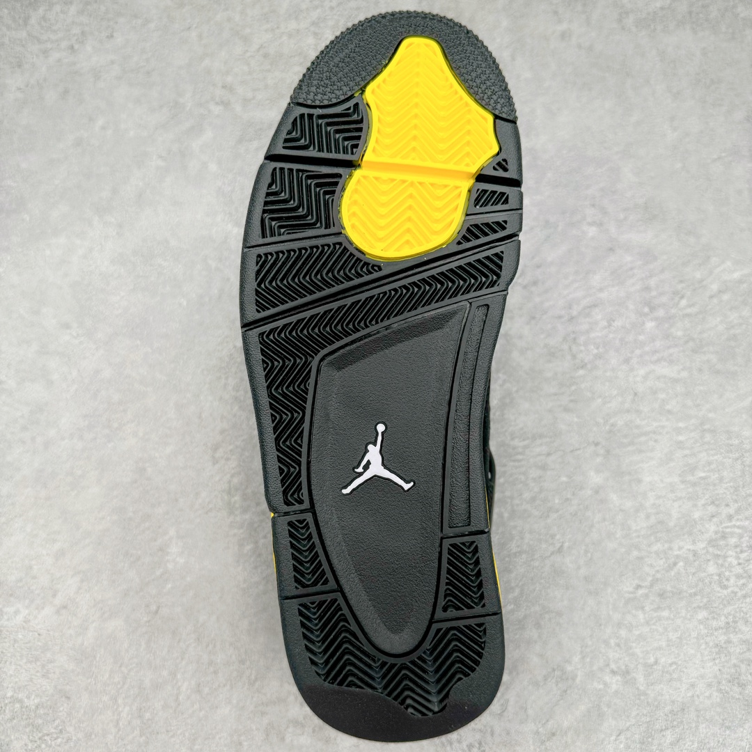 图片[9]-零售💰360 ＃CS Air Jordan AJ4 Retro 黑黄雷公 DH6927-017 大厂出品 全头层加持 原鞋原楦原纸板同源开发 完美呈现乔4的版型 内侧正确双色网格 还原细节 原厂皮料 正确气垫颜色 正确网格工艺 正确拉帮工艺 全鞋原装材料制作 原档案原模具打造 支持全方位与正品对比 尺码：36 36.5 37.5 38 38.5 39 40 40.5 41 42 42.5 43 44 44.5 45 46 47.5 编码：by3936060-运动鞋