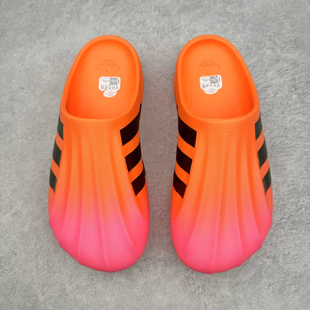 图片[2]-＃LJ渠道版 AD adiFOM Superstar MULE 贝壳头版一脚蹬半拖鸭掌鞋拖鞋 橙色 JP5686 重金购入原鞋及原档案磨具生产指令开发 鞋头部位凹凸有致 横向大面积波浪纹理 后跟Logo 凹凸明显 轮廓分明 描漆定位精准 公整无偏差不溢出 LOGO内侧钢印清晰工整 原厂磨具全鞋无多余毛边 同源公司EVA粒子环保塑料 原厂指令配方 无任何异味 弹性卡色均保持原鞋一致 匠心打造 鞋口弧度大小 鞋面色泽质感同步原鞋 LOGO内侧钢印清晰工整 中底部分带原厂钢印编号 原厂Ortholite欧斯莱鞋垫 区别掉渣海玻璃鞋垫 吸汗防臭的效果无法相提并论 原厂定制原标 同比ZP 符合人体设计 产品基于标志性 Superstar 鞋款轮廓的同时 利用可再生的甘蔗加工物材料制成一体式泡沫鞋身 无鞋带设计更加方便穿脱 点睛之笔在于标志性的三道杠出现在鞋子的两侧 鞋跟贴片上饰有品牌标志性的三叶草压花 偏小一码 尺码：35.5 36 36.5 37 38 38.5 39 40 40.5 41 42 42.5 43 44 44.5 45 46-选品中心
