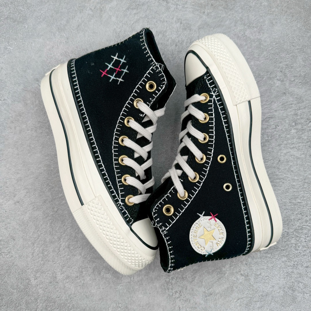 图片[3]-零售💰210 Converse All Star Lift 车缝线n新款匡威小雏菊硫化帆布鞋 货号：A08731C 尺码：35 36 36.5 37 37.5 38 39 39.5 40 编码：by2936010-运动鞋