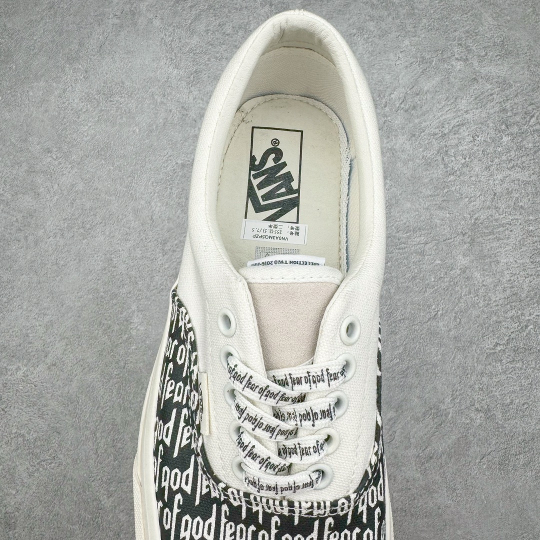 图片[5]-零售💰200 Fear Of God x Vans Era 95 Reissue 万斯恐惧上帝 FOG超限量联名 原鞋开发 原厂整套流水线代工出货 品质毋庸置疑 匠心打造 高端市场专供 懂货的老铁 开箱拿在手上一眼就很哇塞的这种 偏大一码 尺码：35 36 36.5 37 38 38.5 39 40 40.5 41 42.5 43 44 44.5 45 编码：Mby2936000-运动鞋