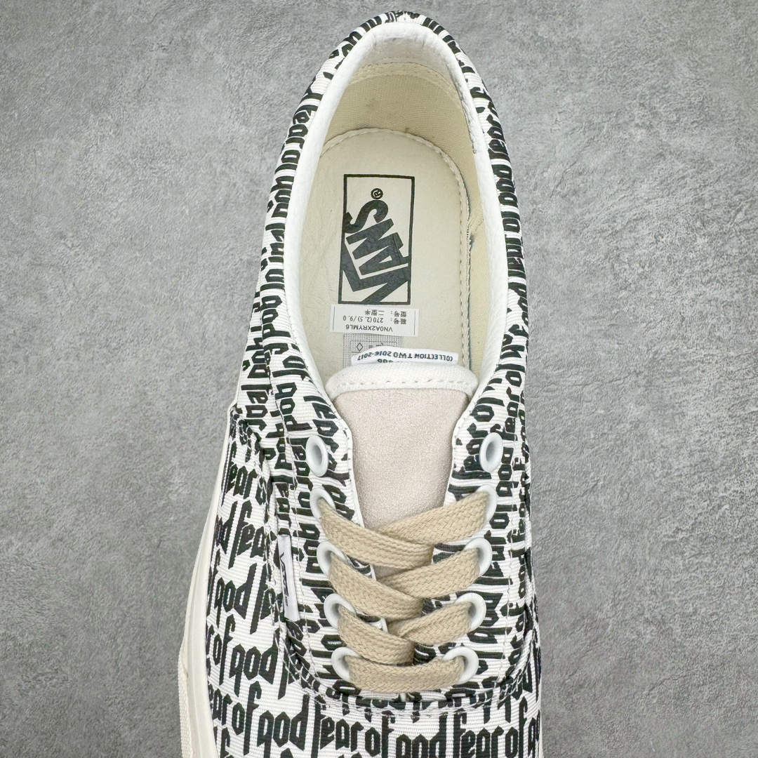 图片[5]-零售💰200 Fear Of God x Vans Era 95 Reissue 万斯恐惧上帝 FOG超限量联名 原鞋开发 原厂整套流水线代工出货 品质毋庸置疑 匠心打造 高端市场专供 懂货的老铁 开箱拿在手上一眼就很哇塞的这种 偏大一码 尺码：35 36 36.5 37 38 38.5 39 40 40.5 41 42.5 43 44 44.5 45 编码：Mby2936000-运动鞋