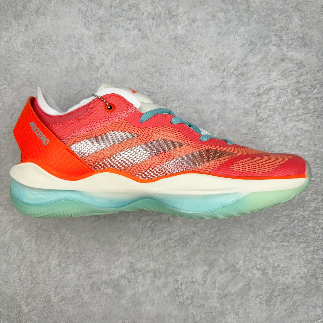 图片[4]-AD Adizero Select 2.0 团队实战篮球鞋 一体成型的鞋面由多种轻质材料制作而成，保证轻量化的同时提供出色的透气性，配合支撑条，兼顾耐用度以及支撑性。鞋舌下半部分网眼面积更大，上半部分的填充则相对饱满，满足实战中所需要的透气以及包裹感。采用 Lightstrike 中底，兼顾轻量化的同时，提供充分的缓震响应，可以更为灵敏的应对赛场上的多变局面。尺码：40 40.5 41 42 42.5 43 44 44.5 45 46-选品中心