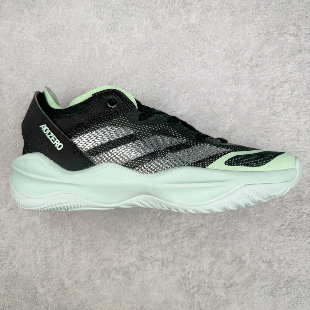 图片[6]-AD Adizero Select 2.0 团队实战篮球鞋 一体成型的鞋面由多种轻质材料制作而成，保证轻量化的同时提供出色的透气性，配合支撑条，兼顾耐用度以及支撑性。鞋舌下半部分网眼面积更大，上半部分的填充则相对饱满，满足实战中所需要的透气以及包裹感。采用 Lightstrike 中底，兼顾轻量化的同时，提供充分的缓震响应，可以更为灵敏的应对赛场上的多变局面。尺码：40 40.5 41 42 42.5 43 44 44.5 45 46-选品中心