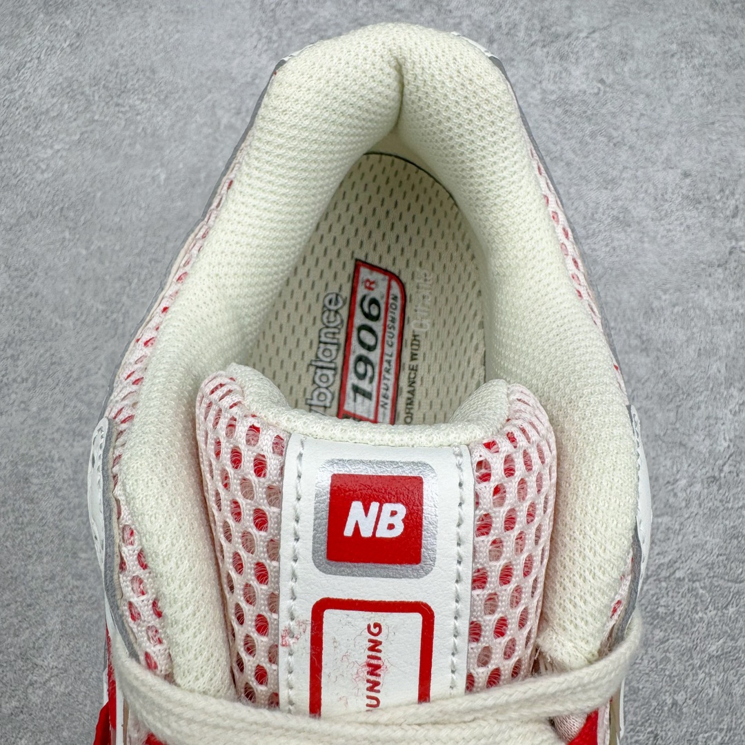图片[12]-＃纯原福利 NB新百伦 New Balance M1906R 系列复古老爹风休闲运动慢跑鞋 采用轻质牛剖革拼接透气网眼衬垫织物鞋面材质 T-Beam大底提供足步弓支撑 保持步态稳定 后跟搭载外露缓震胶 鞋身整体以各种深浅不一的灰色覆盖 鞋头以淡蓝色调装饰 网眼衬垫通过不规律的色块实现做旧的美感 泛黄的鞋底更是进一步增添了复古气息 尺码：36 37 37.5 38 38.5 39.5 40 40.5 41.5 42 42.5 43 44 44.5 45-选品中心