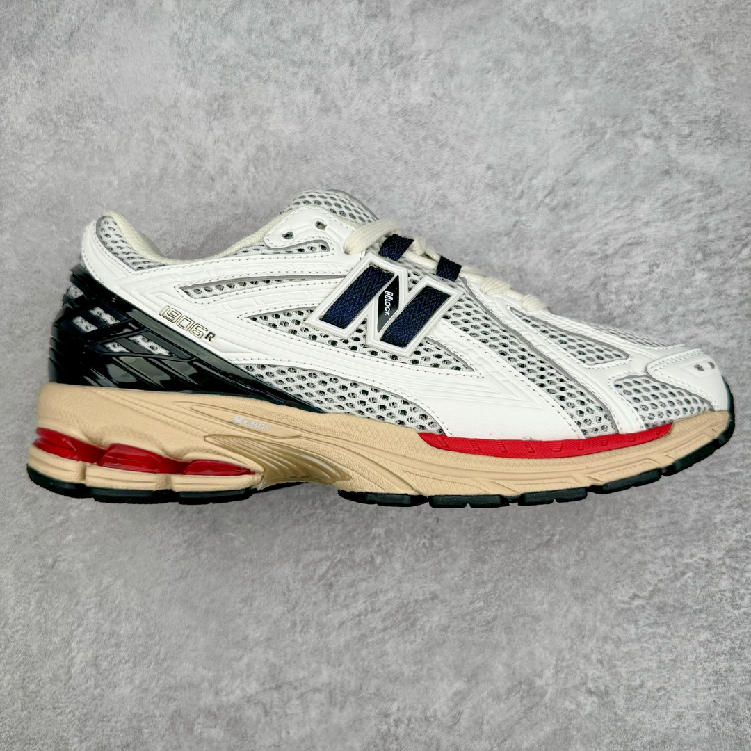 图片[6]-＃纯原福利 NB新百伦 New Balance M1906R 系列复古老爹风休闲运动慢跑鞋 采用轻质牛剖革拼接透气网眼衬垫织物鞋面材质 T-Beam大底提供足步弓支撑 保持步态稳定 后跟搭载外露缓震胶 鞋身整体以各种深浅不一的灰色覆盖 鞋头以淡蓝色调装饰 网眼衬垫通过不规律的色块实现做旧的美感 泛黄的鞋底更是进一步增添了复古气息 尺码：36 37 37.5 38 38.5 39.5 40 40.5 41.5 42 42.5 43 44 44.5 45-选品中心