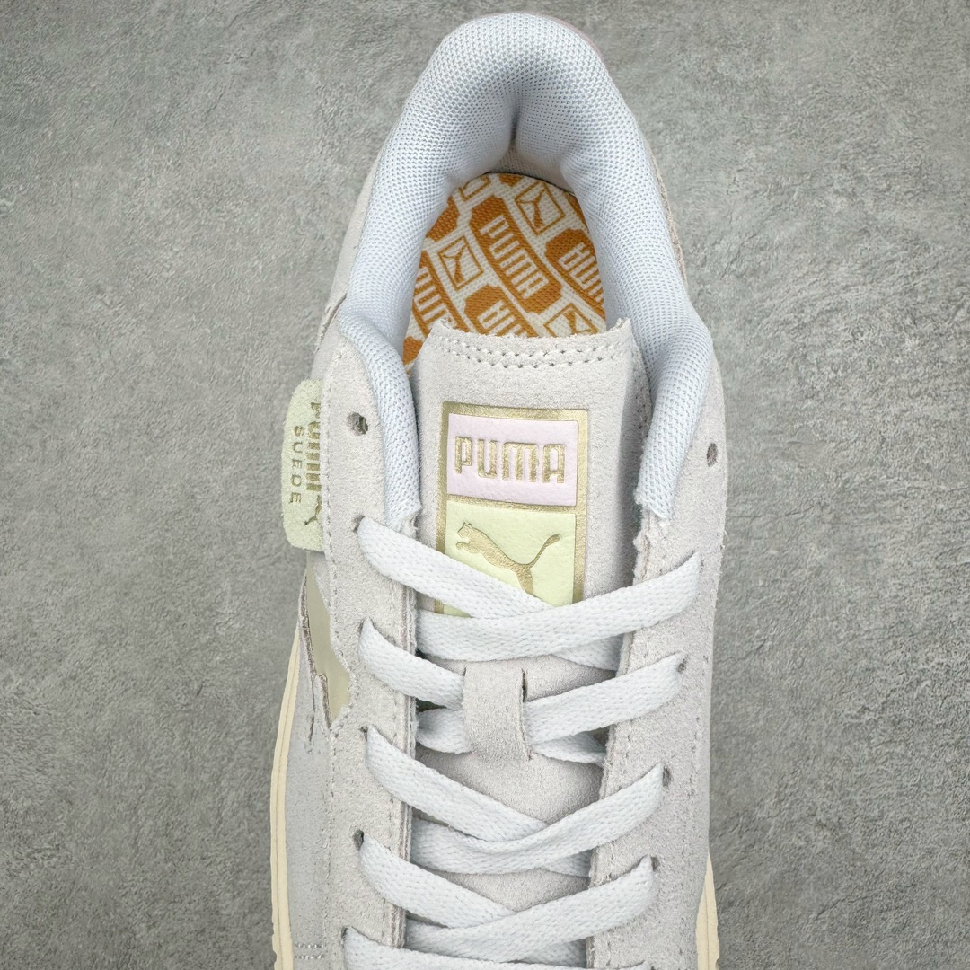 图片[5]-零售💰230 PUMA Suede Platform 彪马三明治厚底金标男女款复古休闲鞋增高运动鞋松糕跟板鞋 整双鞋款以经典的PUMA Suede鞋面为基底 采用高级麂皮材质打造 质感满载 鞋侧的金色烫印PUMA Logo引人瞩目 时尚有型 特色之一的加厚橡胶鞋底 让你默默长高3公分 以品牌经典的 Suede 为设计原型 耀眼奢华个性十足 超多明星、博主都在穿 尺码：36 36.5 37 37.5 38 38.5 39 40 40.5 41 42 42.5 43 44 45 编码：Sby2936030-运动鞋