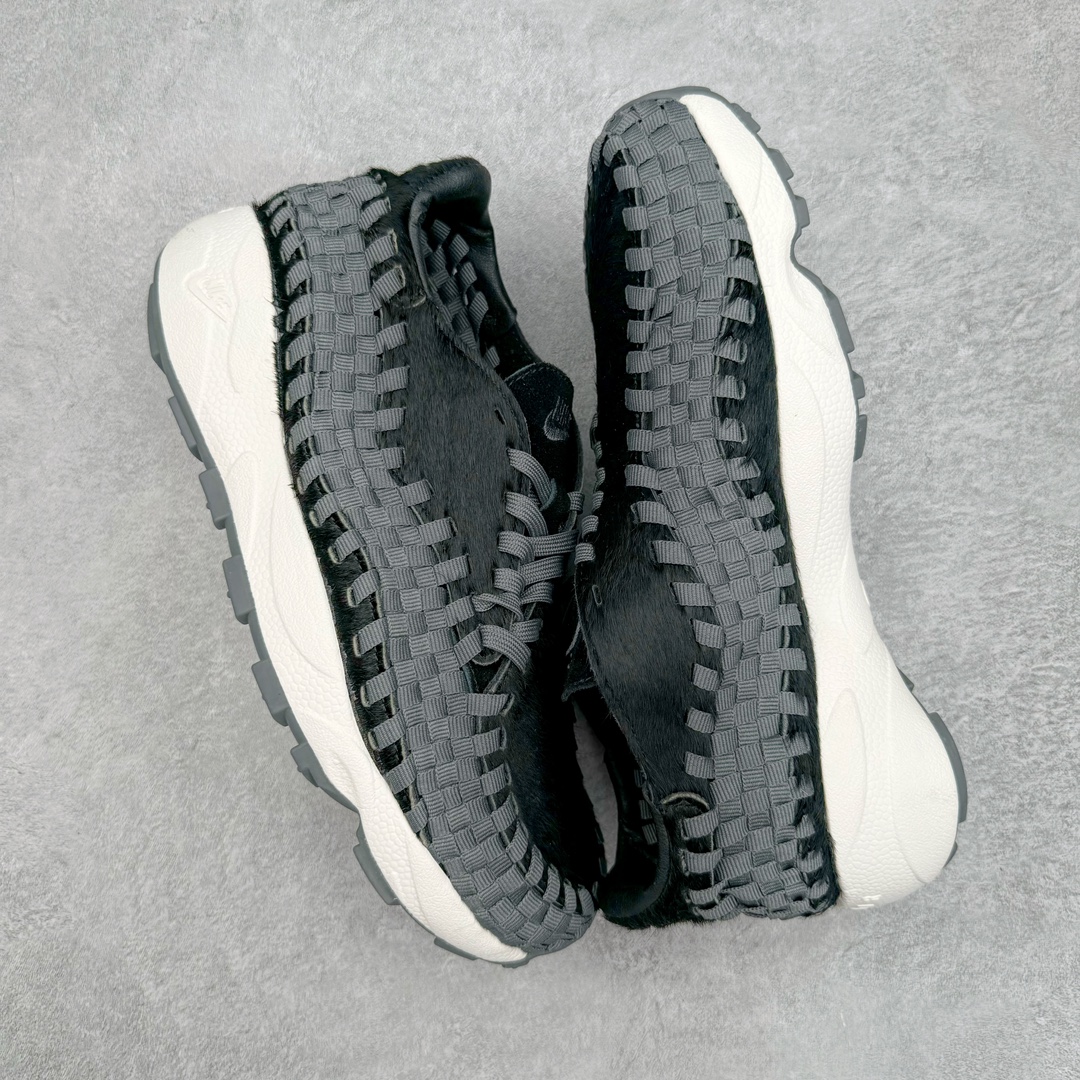 图片[3]-零售💰320 ＃B版纯原 NK Air Footscape Woven 足部编织系列低帮户外风休闲运动慢跑鞋 FB1959-001 NK Woven 编织设计一直是潮流圈玩家格外青睐的独特元素 依然还是那个熟悉的感觉，在阔别街头多年之后，它的再度回归，无疑为大家的潮流穿搭又将带来新的选择。舒适经典鞋款，耀眼回归。Footscape 选用加宽鞋头和鞋外侧鞋带，提供另类的自然畅动贴合度。不对称梭织细节具有双重功能，既可点缀柔软的麂皮鞋面，又可增添足部包覆感。内部配有超柔软泡棉中底和鞋跟 Nike Air 缓震设计。舒适脚感，让你一穿上就讚叹不已。尺码：40 40.5 41 42 42.5 43 44 44.5 45 编码：Bby3936020-运动鞋