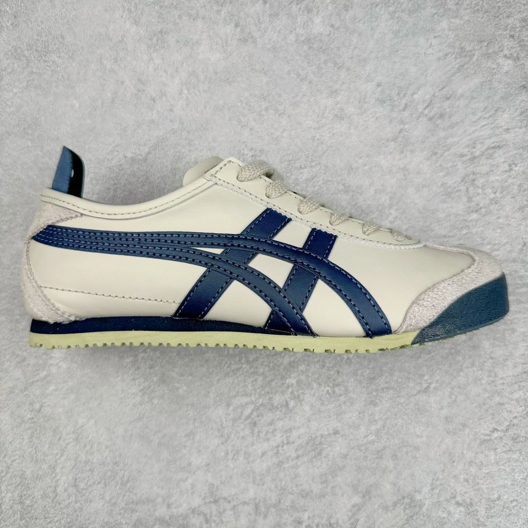 图片[5]-零售💰230 ＃PH纯原 Asics Onitsuka Tiger MEXICO 66 亚瑟士鬼冢虎复古经典板鞋 市场最强版本 头层小羊皮加持 海外订单工厂出品 超成熟稳定的做工品控 原装全套纸板楦头开发 原汁原味 完美呈现版型 私模正确鞋底咬花纹路 一比一鞋头弧度高度鞋身弧度 绝不口嗨 细节品控鞋型随意秒杀市面 原档咬花纹路私模大底 一个单元有六个三角形 总体形拼接呈现花瓣状 官方四联吊牌 原装Ortholite轻量化鞋垫 原盒原配 质保卡 说明书 钢印防尘纸  纸板中底带钢印 乳胶组合鞋垫 支持全方位的对比专柜 产品从款式颜色造型上体现出追求舒适和细节的完美 鞋类更是推崇手工制作的严谨与完美 融舒适性与可穿性的设计风格 注重细节的完美和别致魅力 既保持稳重 又不失轻松的时尚感 尺码：36 37 37.5 38 39 39.5 40 40.5 41.5 42 42.5 43.5 44 45 46 编码：by2936030-运动鞋