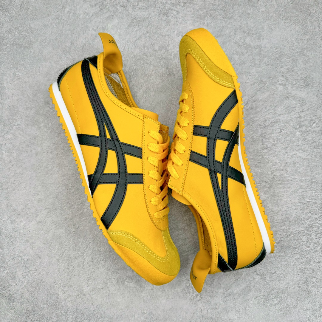 图片[3]-零售💰230 ＃PH纯原 Asics Onitsuka Tiger MEXICO 66 亚瑟士鬼冢虎复古经典板鞋 市场最强版本 头层小羊皮加持 海外订单工厂出品 超成熟稳定的做工品控 原装全套纸板楦头开发 原汁原味 完美呈现版型 私模正确鞋底咬花纹路 一比一鞋头弧度高度鞋身弧度 绝不口嗨 细节品控鞋型随意秒杀市面 原档咬花纹路私模大底 一个单元有六个三角形 总体形拼接呈现花瓣状 官方四联吊牌 原装Ortholite轻量化鞋垫 原盒原配 质保卡 说明书 钢印防尘纸  纸板中底带钢印 乳胶组合鞋垫 支持全方位的对比专柜 产品从款式颜色造型上体现出追求舒适和细节的完美 鞋类更是推崇手工制作的严谨与完美 融舒适性与可穿性的设计风格 注重细节的完美和别致魅力 既保持稳重 又不失轻松的时尚感 尺码：36 37 37.5 38 39 39.5 40 40.5 41.5 42 42.5 43.5 44 45 46 编码：by2936030-运动鞋