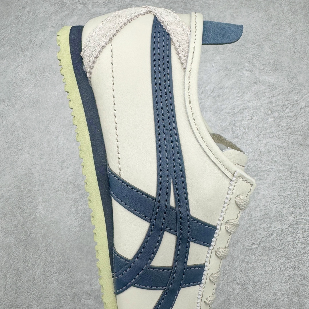 图片[6]-零售💰230 ＃PH纯原 Asics Onitsuka Tiger MEXICO 66 亚瑟士鬼冢虎复古经典板鞋 市场最强版本 头层小羊皮加持 海外订单工厂出品 超成熟稳定的做工品控 原装全套纸板楦头开发 原汁原味 完美呈现版型 私模正确鞋底咬花纹路 一比一鞋头弧度高度鞋身弧度 绝不口嗨 细节品控鞋型随意秒杀市面 原档咬花纹路私模大底 一个单元有六个三角形 总体形拼接呈现花瓣状 官方四联吊牌 原装Ortholite轻量化鞋垫 原盒原配 质保卡 说明书 钢印防尘纸  纸板中底带钢印 乳胶组合鞋垫 支持全方位的对比专柜 产品从款式颜色造型上体现出追求舒适和细节的完美 鞋类更是推崇手工制作的严谨与完美 融舒适性与可穿性的设计风格 注重细节的完美和别致魅力 既保持稳重 又不失轻松的时尚感 尺码：36 37 37.5 38 39 39.5 40 40.5 41.5 42 42.5 43.5 44 45 46 编码：by2936030-运动鞋