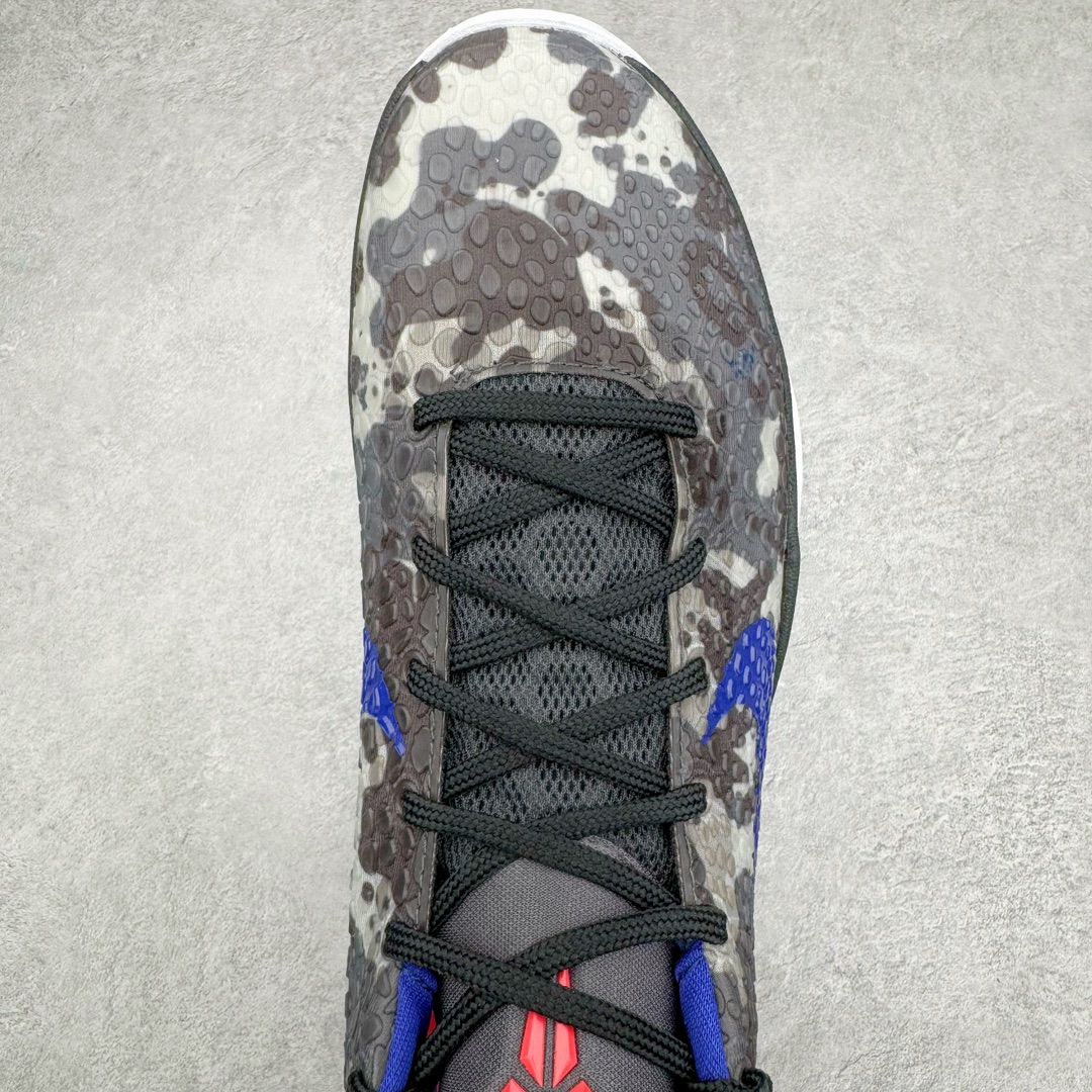 图片[4]-零售💰440 ＃S2纯原 NK Zoom Kobe 6 Protro 科比六代 黑蓝迷彩 429659-901 原楦纸板开发 鞋身流线型、后跟塑形 区分土肥圆 Zoom Turbo气垫 后掌EVA缓震 实战配置直接拉满 原档数据3D打印 鞋面蛇鳞一颗一粒匹配原版 全身鞋材卡料色独家定制 唯一正确喷漆SWOOSH NK专利Flyknit飞线科技 给予鞋身足够抗扭矩力 真实底模最大47.5 实战利器 专供海外市场 Size：40 40.5 41 42 42.5 43 44 44.5 45 46 47.5 48.5n（脚宽、脚胖 建议买大半码） 编码：by4936040-运动鞋