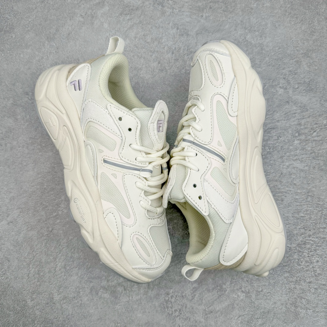 图片[3]-FILA SKIIPPER 斐乐火星2.0减震防滑网面老爹鞋 复古风重现 原鞋开版定制 正品同步鞋材 皮革拼接麂皮 搭配透气网布 主打复古潮流 白粉紫撞色设计 视觉冲击十足 超厚EVA软底设计 轻量舒适脚感 附带内增高效果 妥妥仙女款 完美上脚体验 女神必入单品 强烈推荐 尺码：35.5 36 36.5 37.5 38 38.5 39 40 40.5 41 42 42.5 43 44 44.5 45 45.5-选品中心