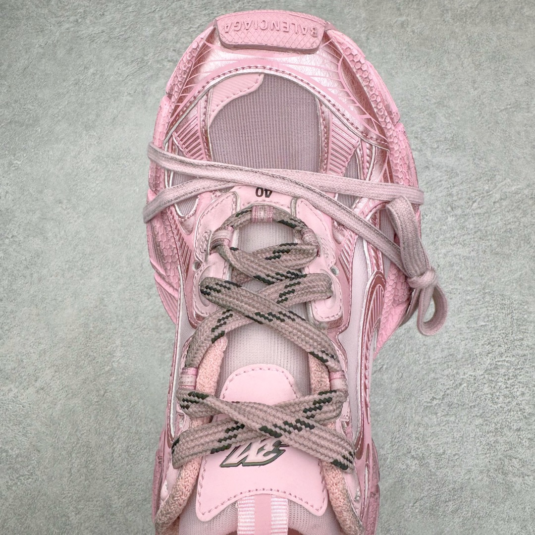 图片[4]-＃纯原 BALENCIAGA 3XL Sneakers 巴黎世家十代网布系带低帮走秀复古老爹鞋 全套原纸板楦头开发 最原汁原味的灵魂版型 全鞋荧光划线卡点 胶水把控整洁度追求极致完美 每一双都是工艺品 多重QC质检 超越公司货的品控标准 实实在在的免检产品 原盒原配 正确字体电绣 粗细、位置、大小正确 侧边TPU 透气孔匹配意产原版 正确分离大底 TPU软底 原版一致大底LOGO 立体感十足 原厂皮料水洗做旧 采购原厂网纱 不含皮革 网布材料和聚氨酯 磨损效果 鞋头边缘和后帮 Balenciaga 徽标 鞋面和后跟凸印尺码 鞋舌 3XL 橡胶品牌标识和反光细节 鞋帮拉袢和鞋舌拉祥 配反光细节 备用鞋带在鞋履前侧 可在穿着前取下 便于不同造型搭配 偏大一码 尺码：35 36 37 38 39 40 41 42 43 44 45 46-选品中心
