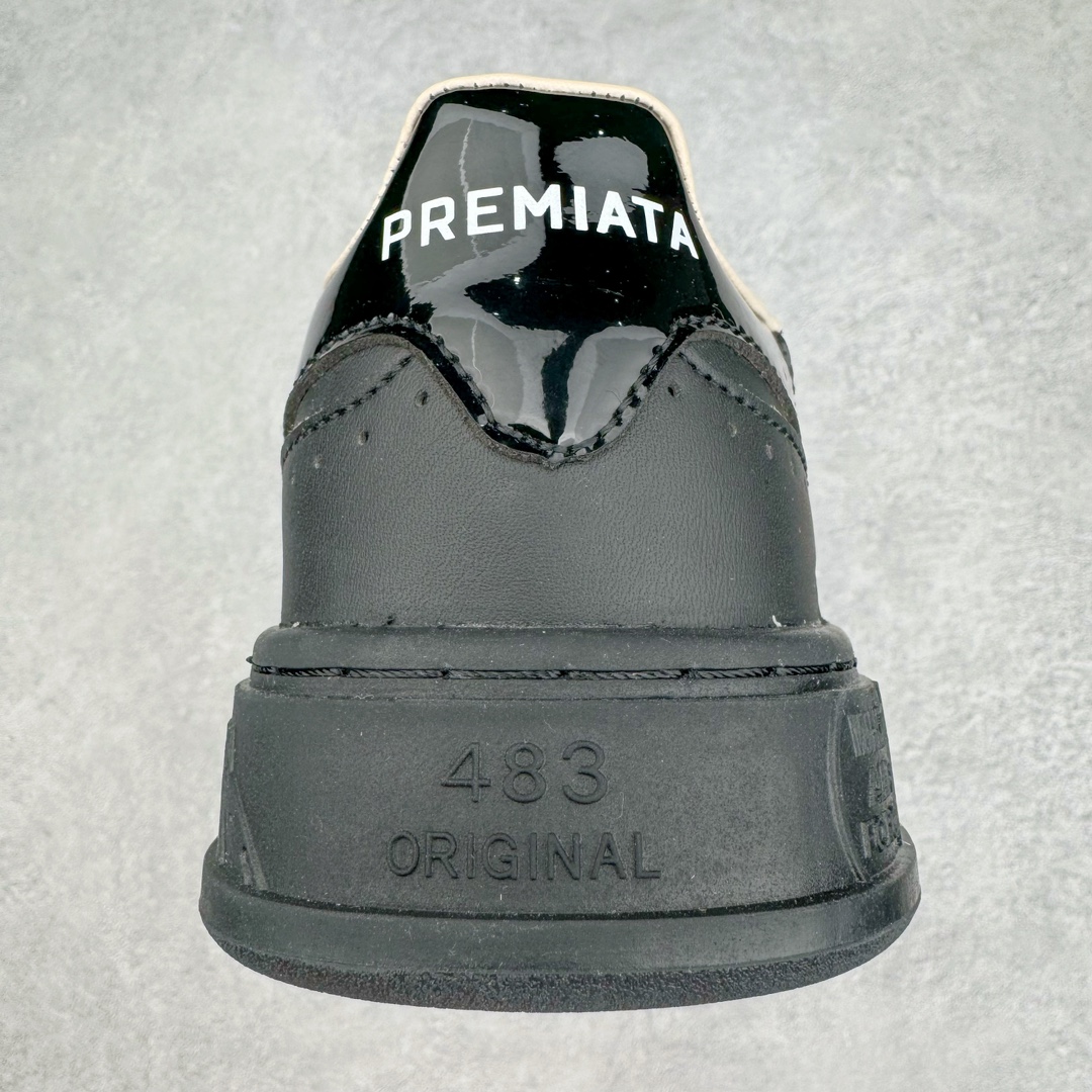 图片[8]-Premiata Timeless Trainers 低帮百搭休闲板鞋 意大利高奢鞋履品牌·普瑞米亚达 PREMIATA依据国际高标准 使用意大利面料和精致皮革制造运动鞋 根据不同的型号 采用世界各地优质技术供应商提供的鞋底 PREMIATA致力于将传统制鞋方法 以及高科技研发成果融入鞋履设计中 这个创立于1885年的制鞋品牌 通过对历史进行现代演绎 以极度热忱和无限创意打造出一款款鞋履作品 是顶级意大利手工艺代表 尺码：38/46-选品中心