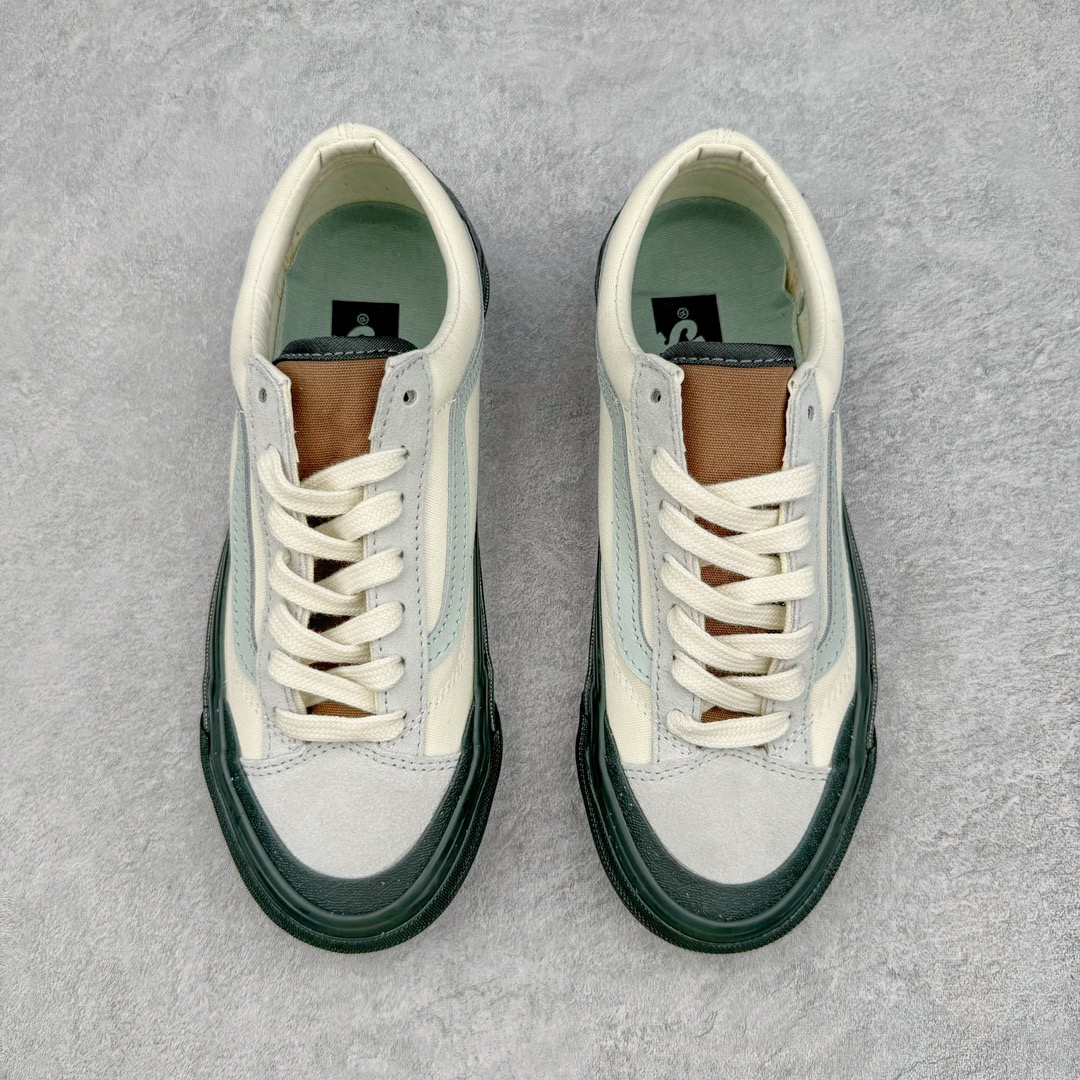 图片[2]-Vans Old Skool Reissue 136 拼色灰蓝白 复古休闲硫化板鞋 货号：VN000MT6DT5 尺码：35 36 36.5 37 38 38.5 39 40 40.5 41 42 42.5 43 44 工艺：硫化1：1（重量1：1、真标、原钢印、材质标、鞋型标、合格证）-选品中心