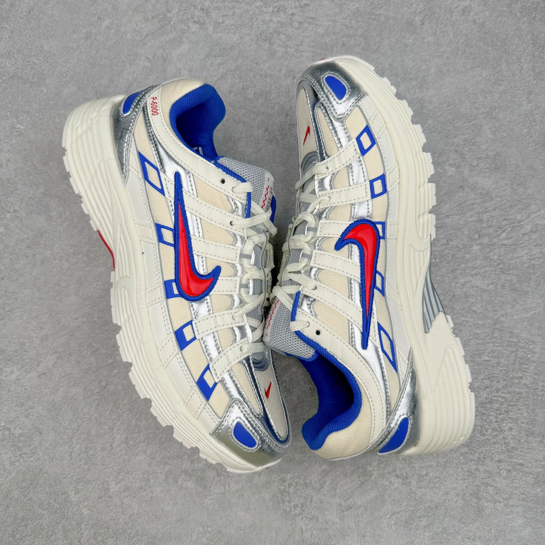 图片[3]-NK P-6000 系列低帮复古老爹风休闲运动舒适慢跑鞋 CJ7789-162 融合 Pegasus 过往运动鞋设计 助力 21 世纪早期跑步运动跃升时尚新高度 采用透气网眼布、运动风格线条和耐穿覆面 兼具吸睛外观和舒适感受 中底泡绵以田径赛道为灵感 打造厚实设计 缔造出众缓震性能 尺码：36 36.5 37.5 38 38.5 39 40 40.5 41 42 42.5 43 44 44.5 45-选品中心