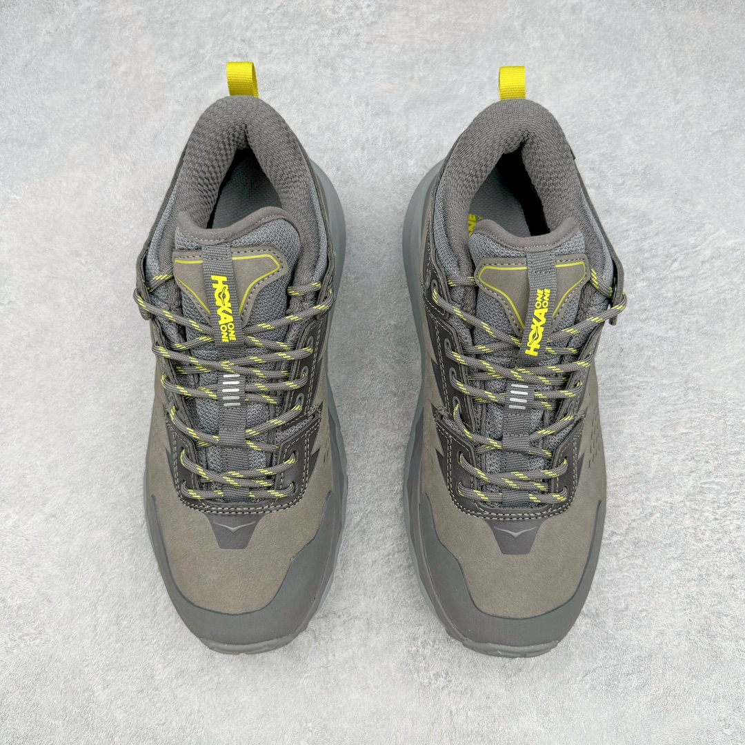 图片[2]-＃X版纯原 HOKA ONE ONE Kaha 2 GTX 耐磨減震低帮户外功能运动鞋 具有品着的重量与坐垫比 可提供顶级性能和顶级毛绒 这款低帮徒步旅行者采用带 SwallowTail™ 几何形状的HUBBLE® 鞋跟进行了更新 配备带牵引凸耳的 Vibram® Megagrip 以增加地面接触 这款开创性款式精心制作 采用GORE-TEX 鞋类面料和再生纺织品 尺码：36 36.5 37.5 38 38.5 39 40 40.5 41 42 42.5 43 44 44.5 45 46-选品中心