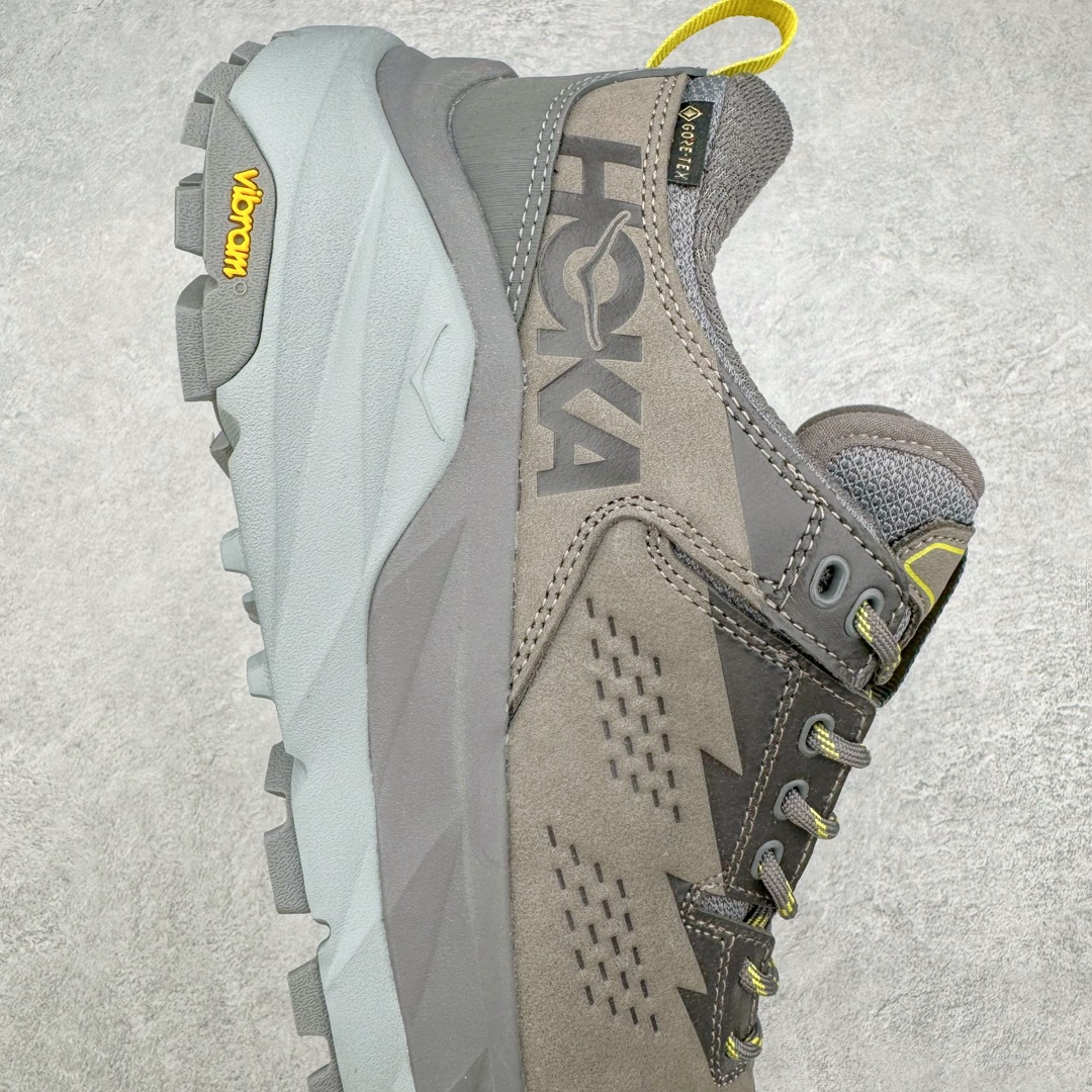 图片[6]-＃X版纯原 HOKA ONE ONE Kaha 2 GTX 耐磨減震低帮户外功能运动鞋 具有品着的重量与坐垫比 可提供顶级性能和顶级毛绒 这款低帮徒步旅行者采用带 SwallowTail™ 几何形状的HUBBLE® 鞋跟进行了更新 配备带牵引凸耳的 Vibram® Megagrip 以增加地面接触 这款开创性款式精心制作 采用GORE-TEX 鞋类面料和再生纺织品 尺码：36 36.5 37.5 38 38.5 39 40 40.5 41 42 42.5 43 44 44.5 45 46-选品中心