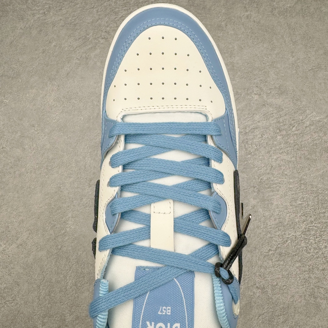 图片[4]-Dior 2024S B57 迪奥新款休闲鞋中帮 情侣款 原版爆拆一比一完美复刻 工艺做工细节到位 原版定制材料 超赞 最新元素组合 时尚休闲个性 百搭 面料 原版面料牛皮 网布 电绣加3D打印 内里 进口透气网 垫脚 原版成型垫 大底 原版一比一开模TPU 尺码：36-45-选品中心