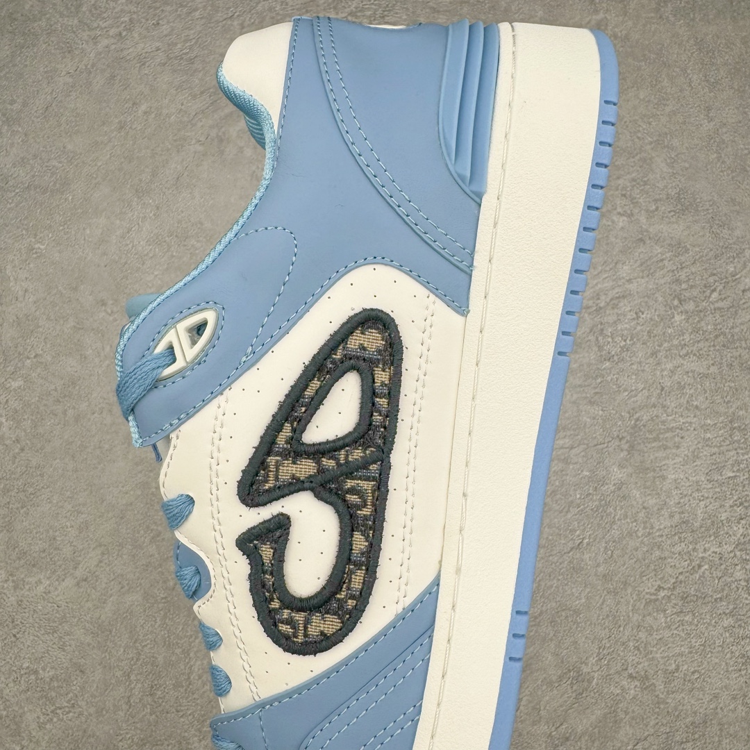 图片[7]-Dior 2024S B57 迪奥新款休闲鞋中帮 情侣款 原版爆拆一比一完美复刻 工艺做工细节到位 原版定制材料 超赞 最新元素组合 时尚休闲个性 百搭 面料 原版面料牛皮 网布 电绣加3D打印 内里 进口透气网 垫脚 原版成型垫 大底 原版一比一开模TPU 尺码：36-45-选品中心