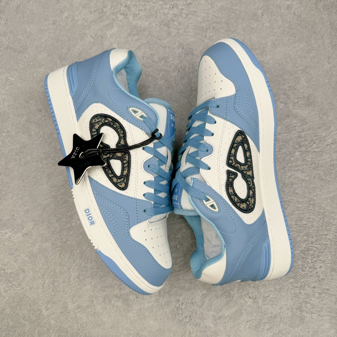 图片[3]-Dior 2024S B57 迪奥新款休闲鞋中帮 情侣款 原版爆拆一比一完美复刻 工艺做工细节到位 原版定制材料 超赞 最新元素组合 时尚休闲个性 百搭 面料 原版面料牛皮 网布 电绣加3D打印 内里 进口透气网 垫脚 原版成型垫 大底 原版一比一开模TPU 尺码：36-45-选品中心