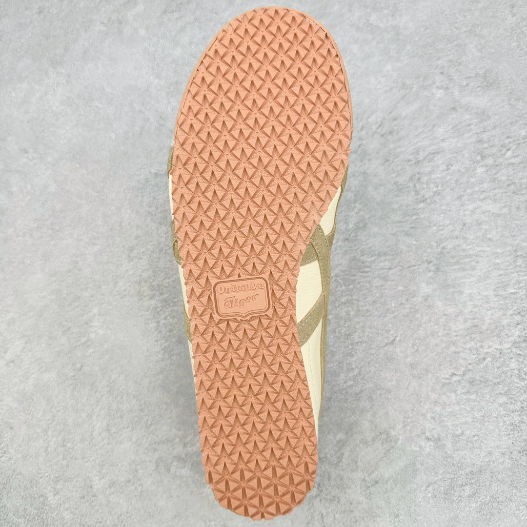 图片[9]-＃HK纯原 Asics Onitsuka Tiger MEXICO 66 亚瑟士鬼冢虎复古经典板鞋 市场最强版本 头层小羊皮加持 海外订单工厂出品 超成熟稳定的做工品控 原装全套纸板楦头开发 原汁原味 完美呈现版型 私模正确鞋底咬花纹路 一比一鞋头弧度高度鞋身弧度 绝不口嗨 细节品控鞋型随意秒杀市面 原档咬花纹路私模大底 一个单元有六个三角形 总体形拼接呈现花瓣状 官方四联吊牌 原装Ortholite轻量化鞋垫 原盒原配 质保卡 说明书 钢印防尘纸 纸板中底带钢印 乳胶组合鞋垫 支持全方位的对比专柜 产品从款式颜色造型上体现出追求舒适和细节的完美 鞋类更是推崇手工制作的严谨与完美 融舒适性与可穿性的设计风格 注重细节的完美和别致魅力 既保持稳重 又不失轻松的时尚感 尺码：36 37 37.5 38 39 39.5 40 40.5 41.5 42 42.5 43.5 44 45 46-选品中心