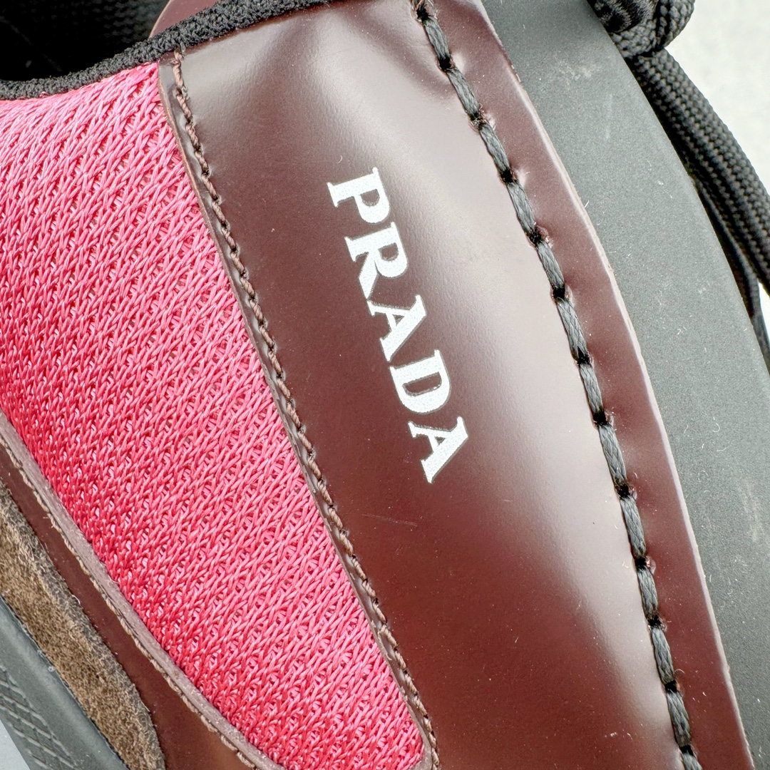 图片[15]-＃GD广顶 Prada Systeme 普拉达亮面皮革休闲时尚生活运动鞋 以现代手法重塑经典风格隐藏式鞋带造就简洁外观全手工缝制体现品牌匠人精神轻便的鞋底充满运动感 尺码：39 40 41 42 43 44 45-选品中心