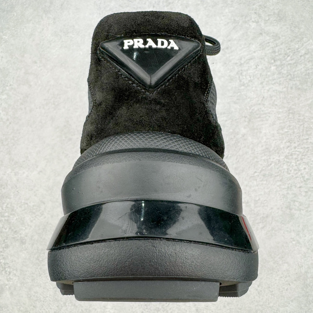 图片[8]-＃GD广顶 Prada Systeme 普拉达亮面皮革休闲时尚生活运动鞋 以现代手法重塑经典风格隐藏式鞋带造就简洁外观全手工缝制体现品牌匠人精神轻便的鞋底充满运动感 尺码：39 40 41 42 43 44 45-选品中心