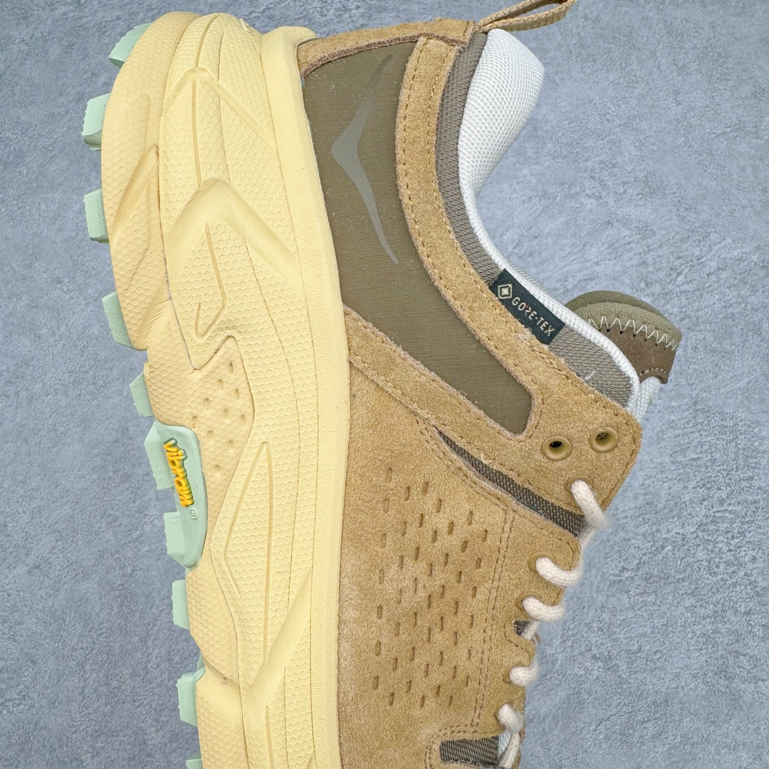 图片[6]-＃X版纯原 HOKA ONE ONE Kaha 2 GTX 耐磨減震低帮户外功能运动鞋 具有品着的重量与坐垫比 可提供顶级性能和顶级毛绒 这款低帮徒步旅行者采用带 SwallowTail™ 几何形状的HUBBLE® 鞋跟进行了更新 配备带牵引凸耳的 Vibram® Megagrip 以增加地面接触 这款开创性款式精心制作 采用GORE-TEX 鞋类面料和再生纺织品 尺码：36 36.5 37.5 38 38.5 39 40 40.5 41 42 42.5 43 44 44.5 45 46-选品中心