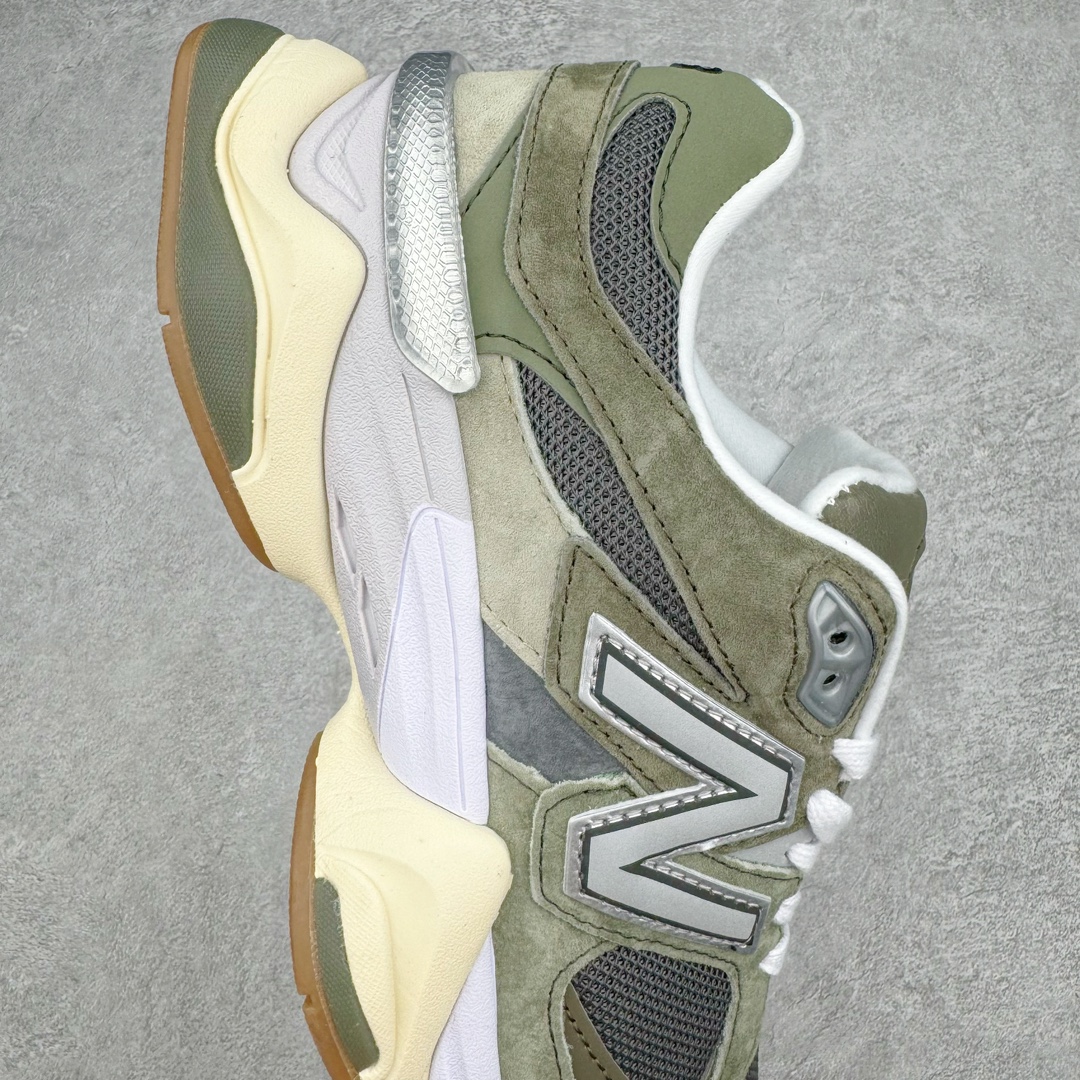 图片[6]-New Balance NB9060 复古运动鞋 新百伦又带来了新鞋型 并且是与芝加哥街头品牌 Joe Freshgoods 的联名款 鞋身主体采用了类似 990 系列的设计风格 与传统复古慢跑鞋区别不大 最大的变化就是鞋底部分 在传统设计的中底外层 增加了多个分区的模块 圆润的线条设计与我们熟悉的 New Balance 风格截然不同 但与同样充满弧形线条的鞋面搭配 看起来毫无违和感 尺码：36-45-选品中心