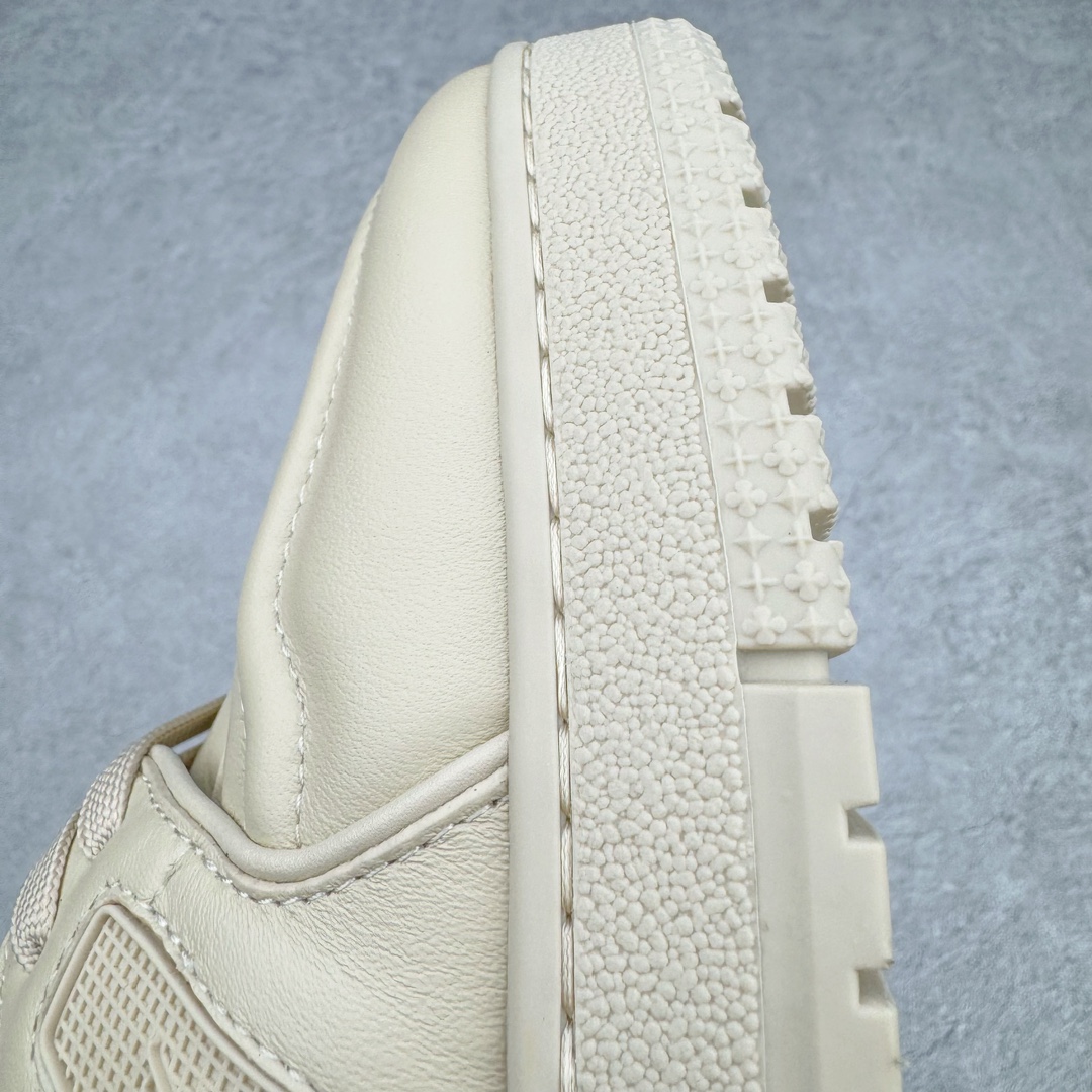 图片[20]-＃GD广顶 Louis Vuitton Trainer lv路易威登时装走秀运动时尚板鞋 外贸零售特供批次 2023全新纸板数据 印花高频效果碾压市面 市售天花板产物 耗时半年巨作 全套原厂新版原纸板楦头开发 原厂特供皮料加持 市场所有版本中综合最强的货品 GD实力大厂出品 全网最全配色更新最快 最成熟的做工稳定的品控 完美鞋型超高的清洁度 零毛边线头瑕疵 全套原楦原纸版原鞋开模 全网最具灵魂的版型 正确原装黄色鞋盒 正确中底印花 鞋面印花3D高频深度立体 全鞋电脑针车 紧密相连 针距密度一致 环保乳胶注塑鞋垫 厚度脚感还原原版 皮面裁剪部位 统一油边封口工艺 原装橡胶大底含胶量大底组合零偏差 专柜全套包装 防尘袋 说明书 质保卡 男女鞋 尺码：35 36 37 38 39 40 41 42 43 44 45-选品中心