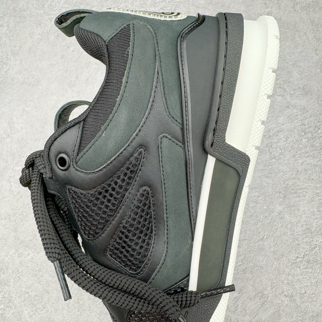 图片[7]-＃GD广顶 Louis Vuitton SKATE lv路易威登系带时装走秀运动时尚板鞋 外贸零售特供批次 2023全新纸板数据 印花高频效果碾压市面 市售天花板产物 耗时半年巨作 全套原厂新版原纸板楦头开发 原厂特供皮料加持 市场所有版本中综合最强的货品 GD实力大厂出品 全网最全配色更新最快 最成熟的做工稳定的品控 完美鞋型超高的清洁度 零毛边线头瑕疵 全套原楦原纸版原鞋开模 全网最具灵魂的版型 正确原装黄色鞋盒 正确中底印花 鞋面印花3D高频深度立体 全鞋电脑针车 紧密相连 针距密度一致 环保乳胶注塑鞋垫 厚度脚感还原原版 皮面裁剪部位 统一油边封口工艺 原装橡胶大底含胶量大底组合零偏差 专柜全套包装 防尘袋 说明书 质保卡 男女鞋 尺码：35 36 37 38 39 40 41 42 43 44 45-选品中心