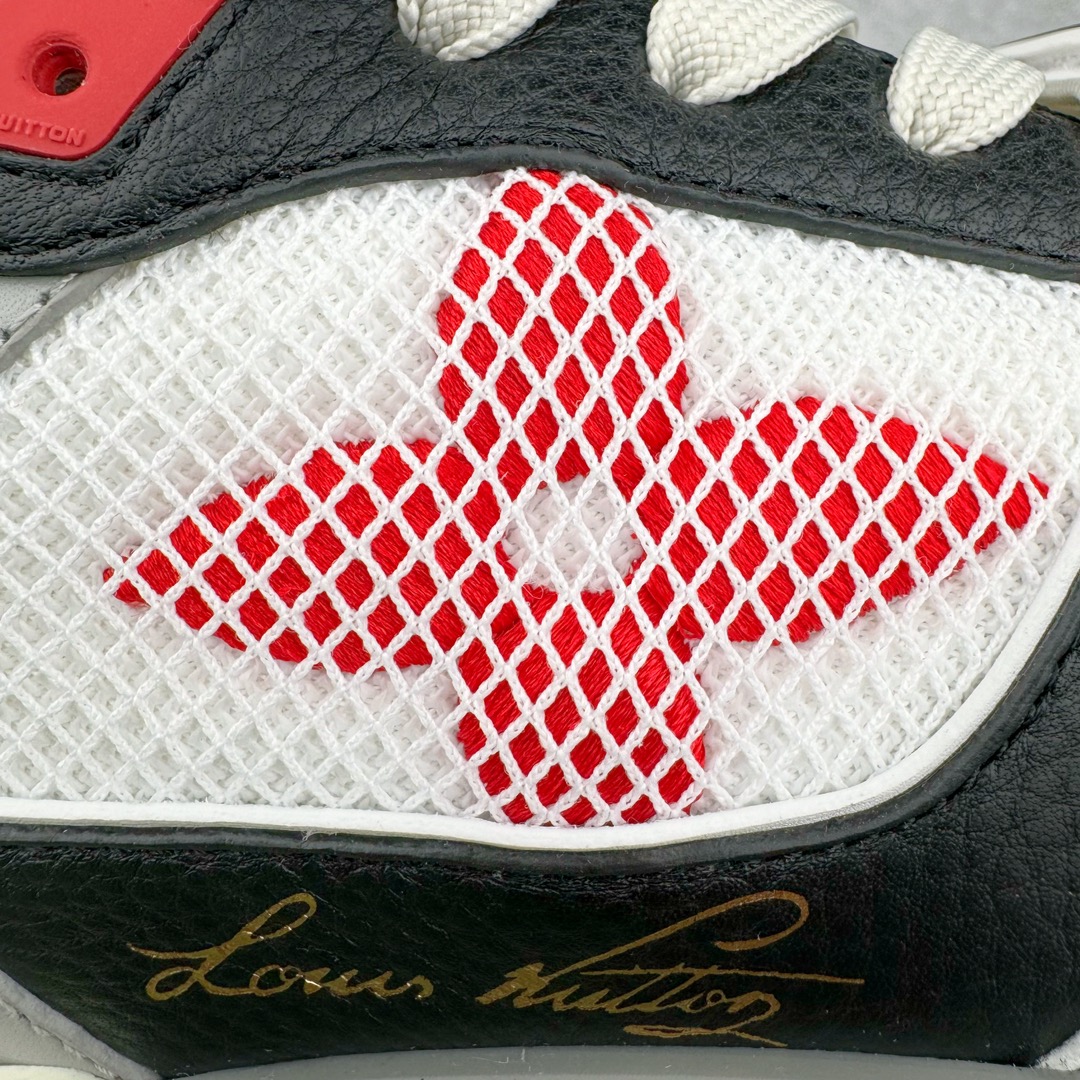 图片[20]-＃GD广顶 Louis Vuitton Trainer lv路易威登时装走秀运动时尚板鞋 外贸零售特供批次 2023全新纸板数据 印花高频效果碾压市面 市售天花板产物 耗时半年巨作 全套原厂新版原纸板楦头开发 原厂特供皮料加持 市场所有版本中综合最强的货品 GD实力大厂出品 全网最全配色更新最快 最成熟的做工稳定的品控 完美鞋型超高的清洁度 零毛边线头瑕疵 全套原楦原纸版原鞋开模 全网最具灵魂的版型 正确原装黄色鞋盒 正确中底印花 鞋面印花3D高频深度立体 全鞋电脑针车 紧密相连 针距密度一致 环保乳胶注塑鞋垫 厚度脚感还原原版 皮面裁剪部位 统一油边封口工艺 原装橡胶大底含胶量大底组合零偏差 专柜全套包装 防尘袋 说明书 质保卡 男女鞋 尺码：35 36 37 38 39 40 41 42 43 44 45-选品中心