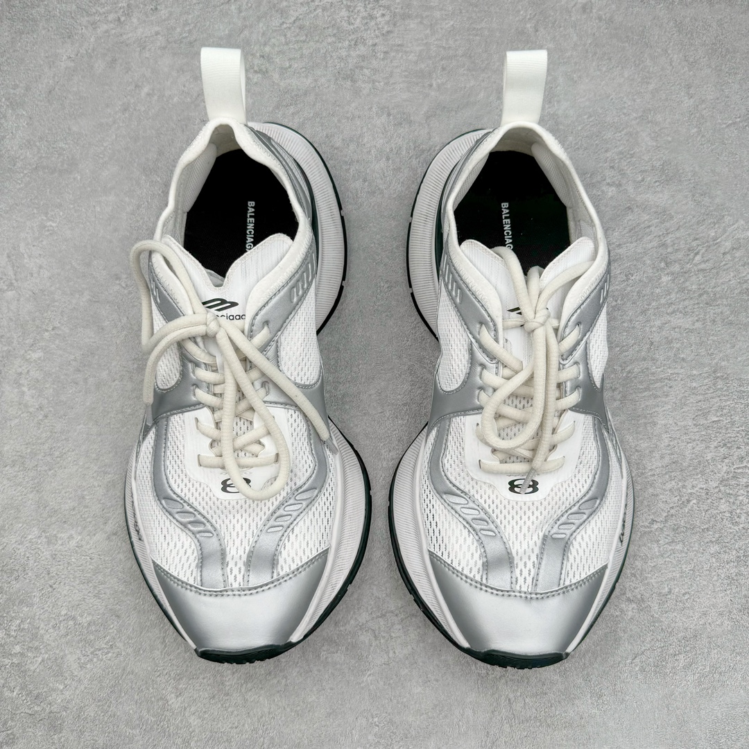 图片[2]-＃XA BALENCIAGA CIRCUIT 巴黎世家十三代圆头系带LOGO印花低帮老爹鞋 全套原纸板楦头开发 最原汁原味的灵魂版型 全鞋荧光划线卡点 胶水把控整洁度追求极致完美 每一双都是工艺品 多重QC质检 超越公司货的品控标准 实实在在的免检产品 原盒原配 正确字体电绣 粗细、位置、大小正确 侧边TPU 透气孔匹配意产原版 正确分离大底 TPU软底 原版一致大底LOGO 立体感十足 原厂皮料水洗做旧 采购原厂网纱 偏大一码 尺码：35 36 37 38 39 40 41 42 43 44 45 46-选品中心