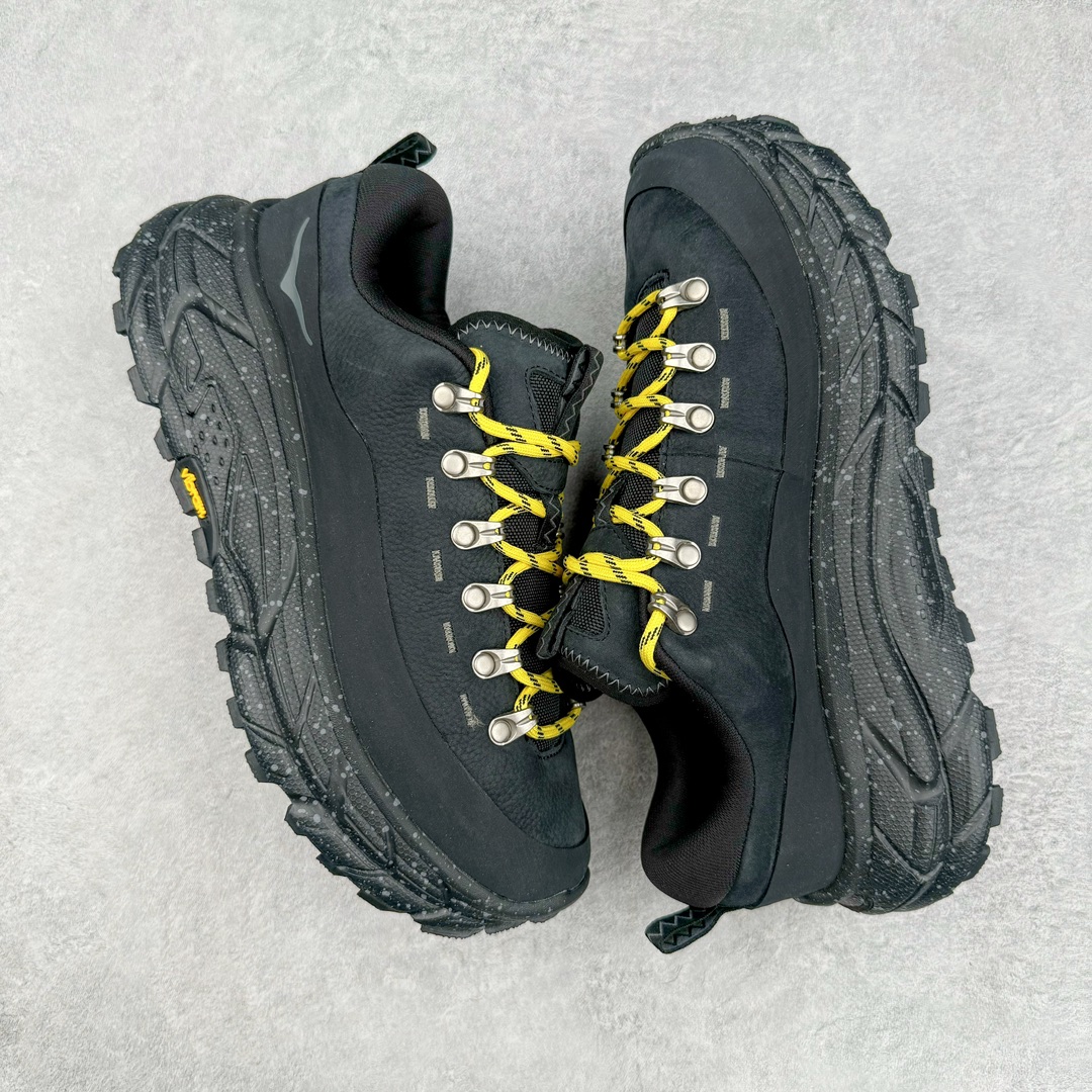 图片[3]-＃X版纯原 HOKA ONE ONE Tor Uitra Low 托亚潮流户外越野登山功能鞋 鞋款利用机能、户外、复古元素将都市型格与户外机能无缝结合 既能自由穿梭于城市的钢筋水泥之间 也能轻松演绎山系潮流搭配 全粒面皮革结合模压鞋口 提升持久耐穿度 直至鞋头的鞋带设计 舒适灵活的调节 搭配鞋头处HOKA ONE ONE飞翼纹饰 营造了个性十足的张扬气场 Tor Ultra 配备 Vibram® 鞋底与 EVA 和RMAT® 中底 给穿著者最佳的抓地力及舒适性 另外中底的金属摇杆可稳定脚部行程 当走过崎岖山路时依然让脚部得到平稳的感觉 而整对鞋以皮革和耐用尼龙布材打造 与坚固的鞋底相结合 可以牢固地支撑脚部和脚踝 另外外层搭载的Event技术 保持鞋履防水以及鞋内透气作用 尺码：36 36.5 37.5 38 38.5 39 40 40.5 41 42 42.5 43 44 44.5 45-选品中心