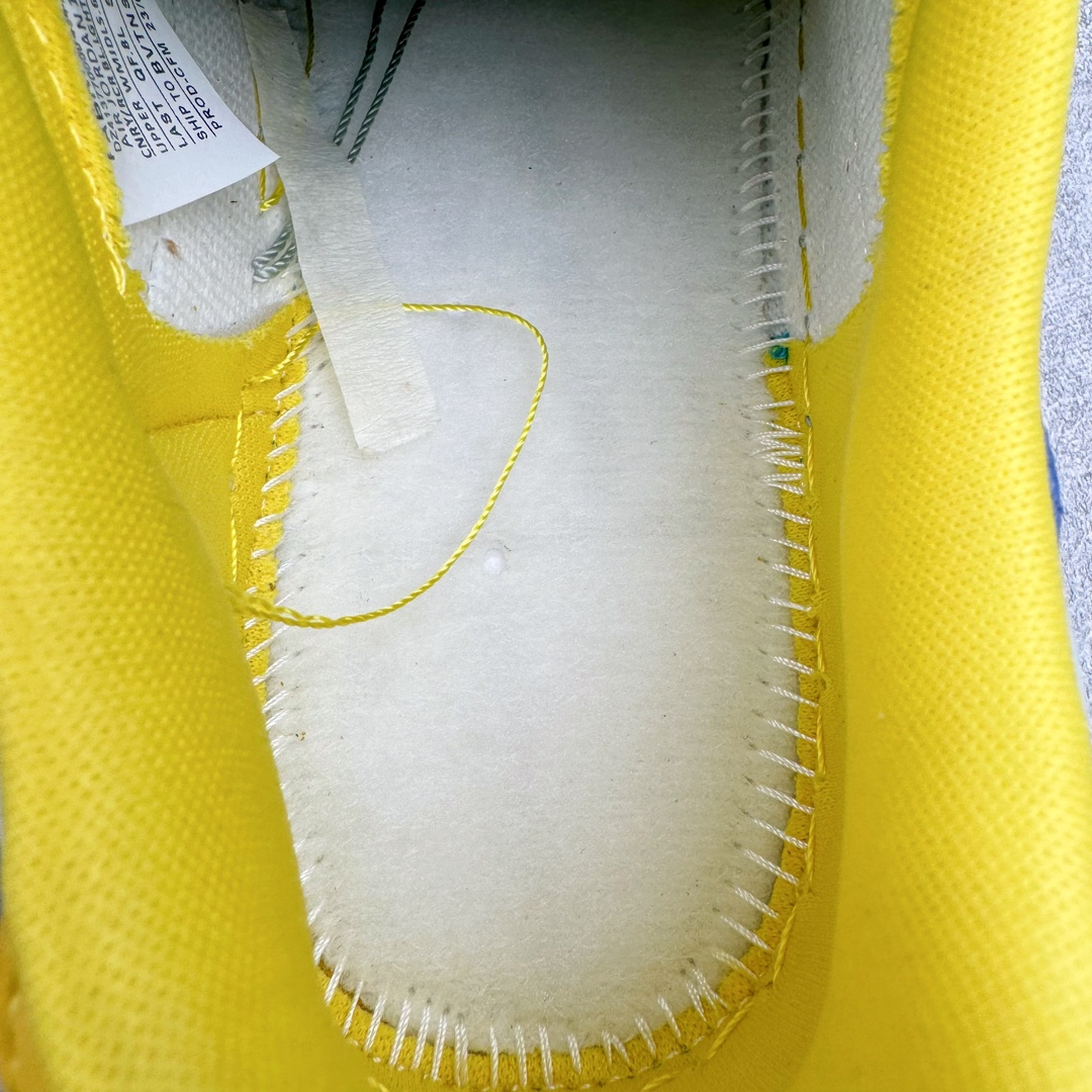 图片[12]-＃DT同源福利回馈 Travis Scott x Air Jordan AJ1 Low OG SP TS联名倒钩8.0低帮 黄蓝色 DZ4137-700 头层皮料加持 DT同源全套原纸板楦头开发 确保原汁原味 完美呈现倒钩版型 原档案转印油墨一体 一码一磨具拒绝假半码 此版本只针对中端市场 皮料材质有所更替 其他数据细节工艺流程均保持一致 绝不口嗨 原盒原配 外盒透明胶套 内侧字体 工整带凹凸感 原厂拉帮工艺 针距密度一致 后跟弧度收口自然不对折 极致一眼正品既视感 进口玻璃冲刀皮料裁剪零毛边 承诺百分百一致原鞋 全鞋电脑针车工艺 进口港宝加持 后跟自然饱满 全鞋荧光划线卡点 追求极致完美 每一双都是工艺品 多重QC质检 超越公司货的品控标准 尺码：36 36.5 37.5 38 38.5 39 40 40.5 41 42 42.5 43 44 44.5 45 46 47.5-选品中心