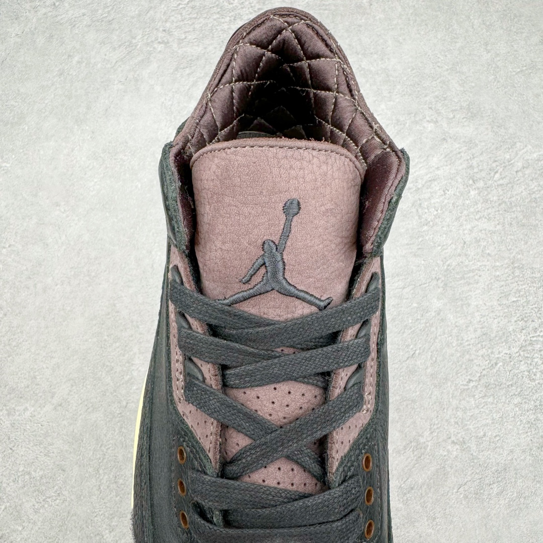 图片[5]-＃OG纯原 A Ma Maniere x Air Jordan AJ3 \\\”Black\\\” AMM联名黑紫 货号：FZ4811-001 原楦原纸板开发 确保原汁原味 原厂皮料质感色泽绝无偏差 完美中底拉帮 原厂中底钢印 原档案大底 如假白送 大底纹路 气垫通透度PU的回弹性均百分百还原 原厂电绣鞋舌飞人刺绣针数立体讲究精细欢迎对比正品原鞋 尺码：36 36.5 37.5 38 38.5 39 40 40.5 41 42 42.5 43 44 44.5 45 46 47.5-选品中心
