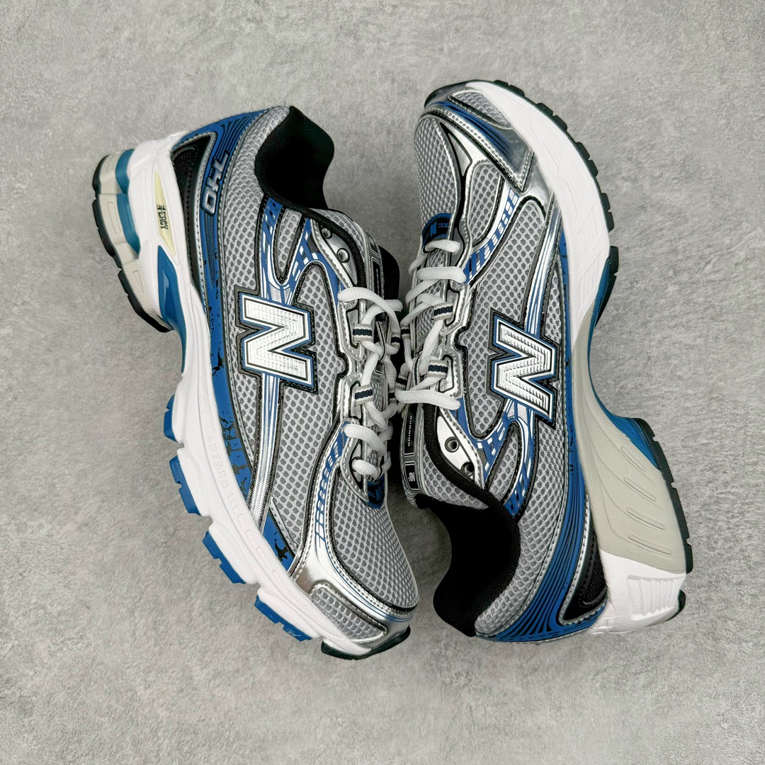 图片[3]-New Balance MR740 NB新百伦系列复古老爹风休闲运动慢跑鞋 采用轻质牛剖革拼接透气网眼衬垫织物鞋面材质 T-Beam大底提供足步弓支撑 保持步态稳定#后跟搭载外露缓震胶 鞋身整体以各种深浅不一的灰色覆盖 鞋头以淡蓝色调装饰，网眼衬垫通过不规律的色块实现做旧的美感 泛黄的鞋底更是进一步增添了复古气息 尺码：36 37 37.5 38 38.5 39.5 40 40.5 41.5 42 42.5 43 44 45-选品中心