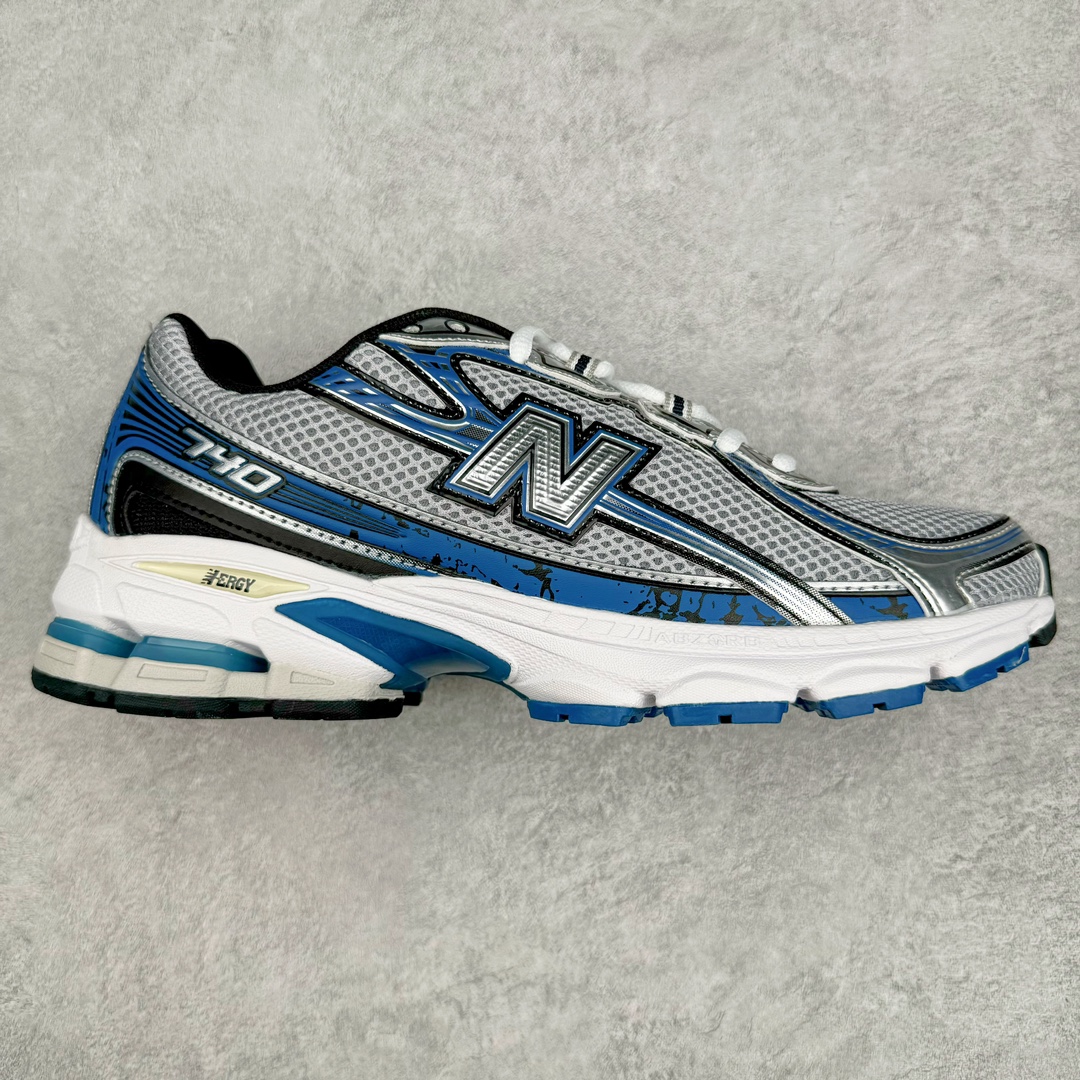 New Balance MR740 NB新百伦系列复古老爹风休闲运动慢跑鞋 采用轻质牛剖革拼接透气网眼衬垫织物鞋面材质 T-Beam大底提供足步弓支撑 保持步态稳定#后跟搭载外露缓震胶 鞋身整体以各种深浅不一的灰色覆盖 鞋头以淡蓝色调装饰，网眼衬垫通过不规律的色块实现做旧的美感 泛黄的鞋底更是进一步增添了复古气息 尺码：36 37 37.5 38 38.5 39.5 40 40.5 41.5 42 42.5 43 44 45-选品中心