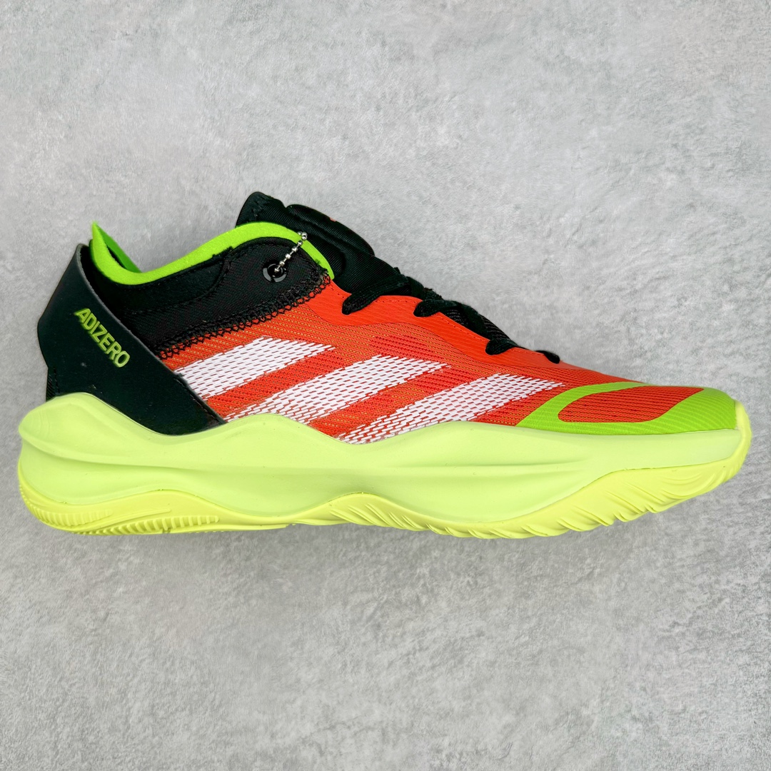 图片[8]-AD Adizero Select 2.0 团队实战篮球鞋 一体成型的鞋面由多种轻质材料制作而成，保证轻量化的同时提供出色的透气性，配合支撑条，兼顾耐用度以及支撑性。鞋舌下半部分网眼面积更大，上半部分的填充则相对饱满，满足实战中所需要的透气以及包裹感。采用 Lightstrike 中底，兼顾轻量化的同时，提供充分的缓震响应，可以更为灵敏的应对赛场上的多变局面。尺码：40 40.5 41 42 42.5 43 44 44.5 45 46-选品中心