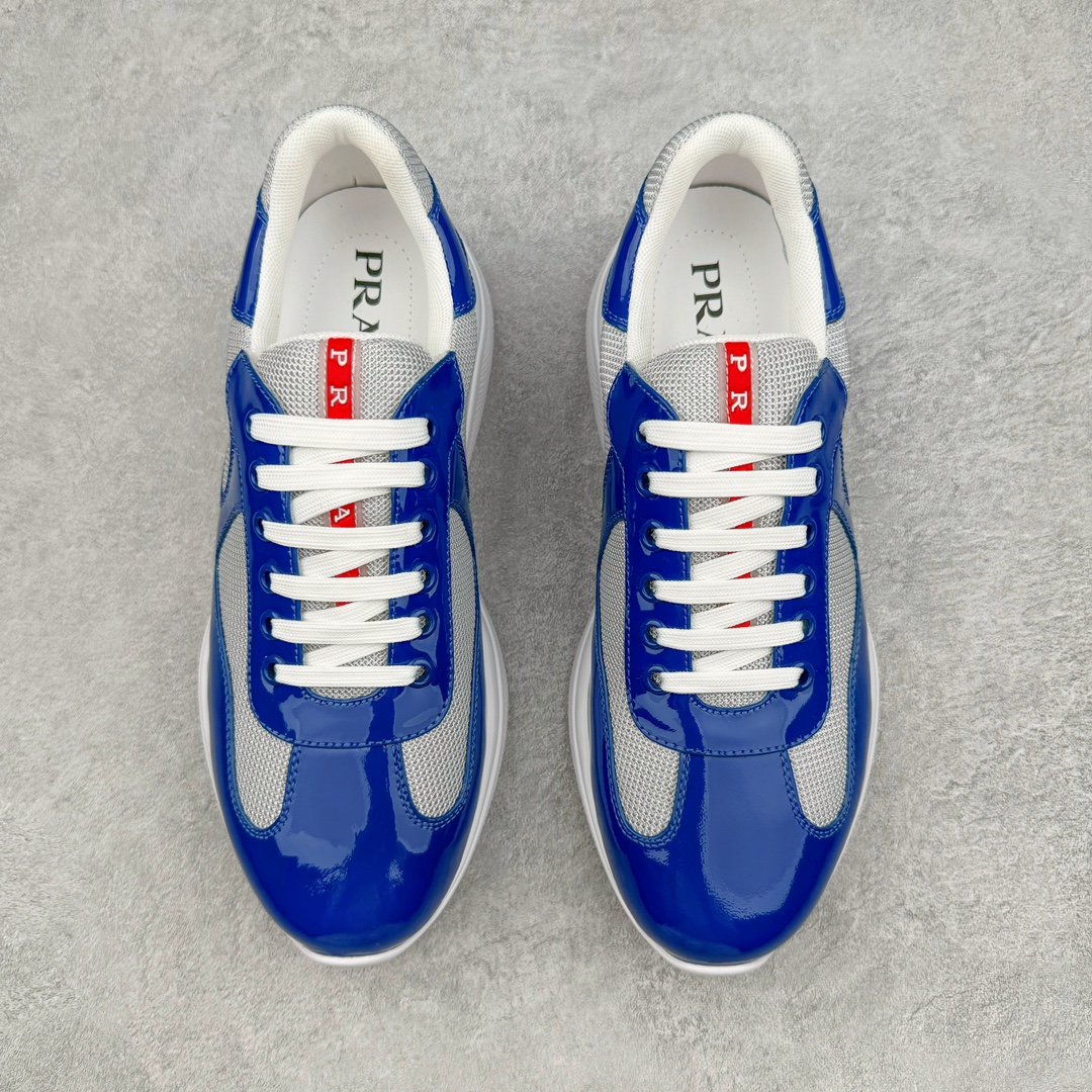 图片[2]-Prada America\’s Cup 普拉达 运动鞋经过重新设计 全新面料和颜色为它注入新的当代精神 这款航海风系带运动鞋 最初在上世纪90年代为LunaRossa船员设计 现在以彩色橡胶和Bike织物重新演绎 Prada LineaRossa徽标彰显经典态度 尺码：38-46-选品中心