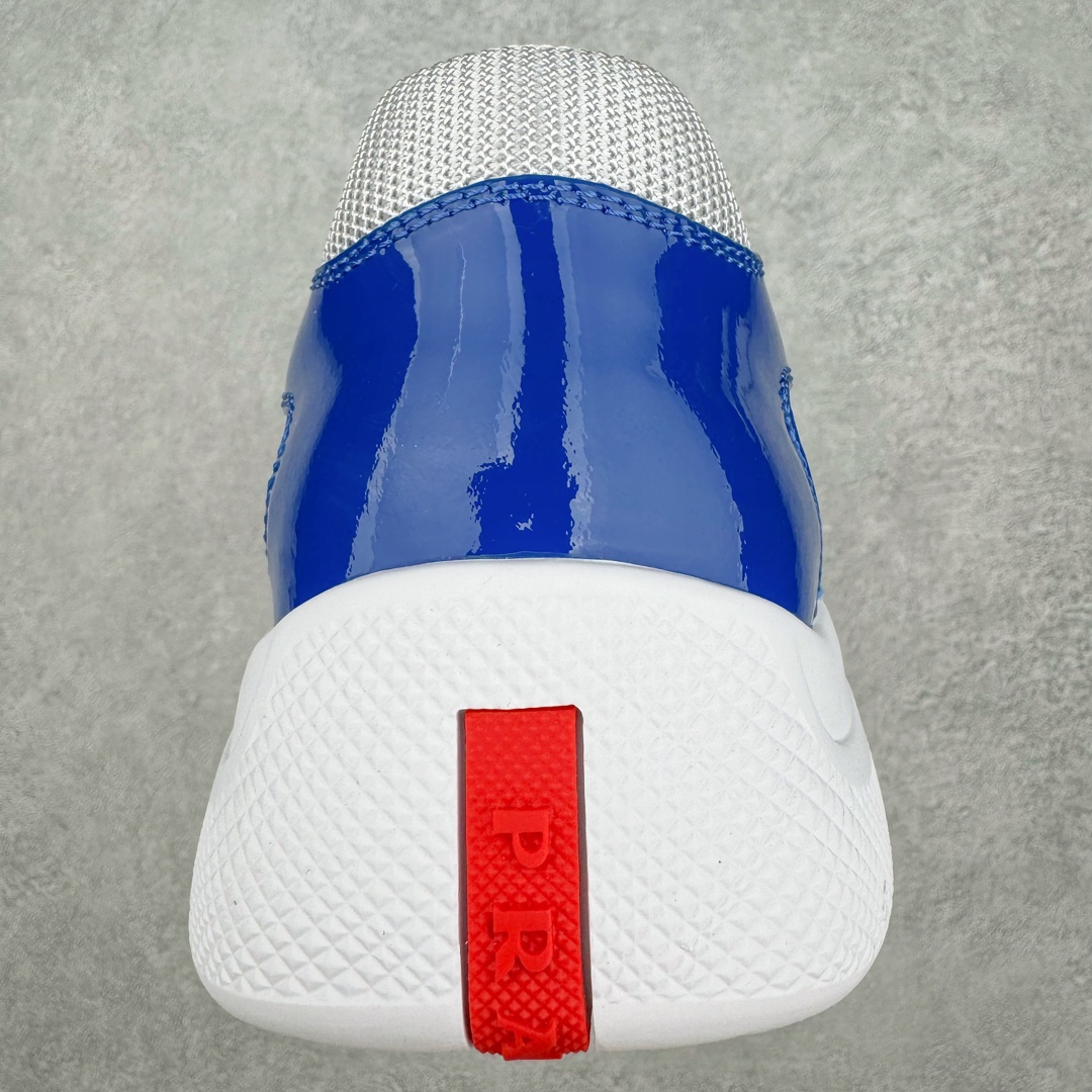 图片[8]-Prada America\’s Cup 普拉达 运动鞋经过重新设计 全新面料和颜色为它注入新的当代精神 这款航海风系带运动鞋 最初在上世纪90年代为LunaRossa船员设计 现在以彩色橡胶和Bike织物重新演绎 Prada LineaRossa徽标彰显经典态度 尺码：38-46-选品中心