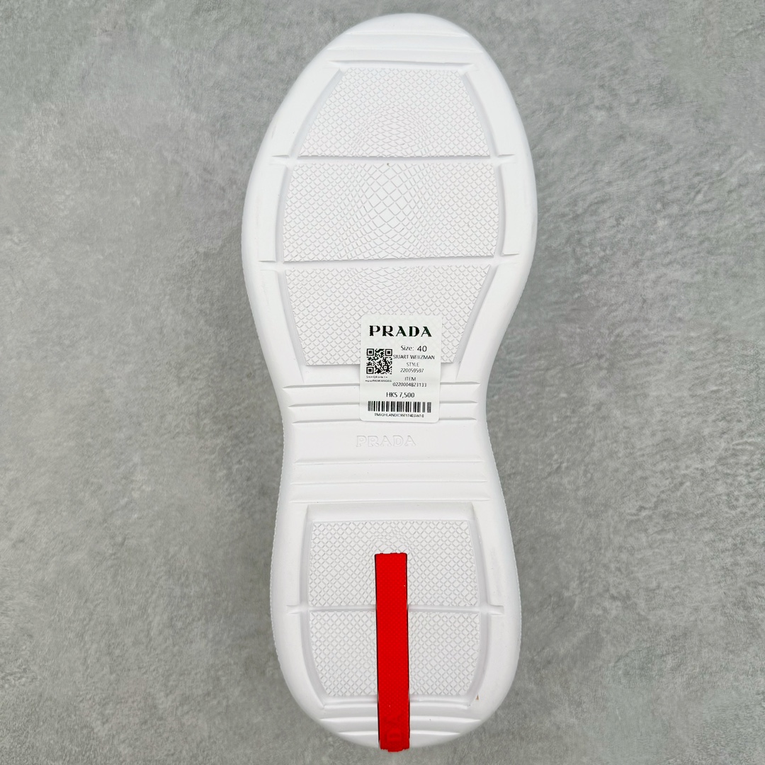 图片[9]-Prada America\’s Cup 普拉达 运动鞋经过重新设计 全新面料和颜色为它注入新的当代精神 这款航海风系带运动鞋 最初在上世纪90年代为LunaRossa船员设计 现在以彩色橡胶和Bike织物重新演绎 Prada LineaRossa徽标彰显经典态度 尺码：38-46-选品中心