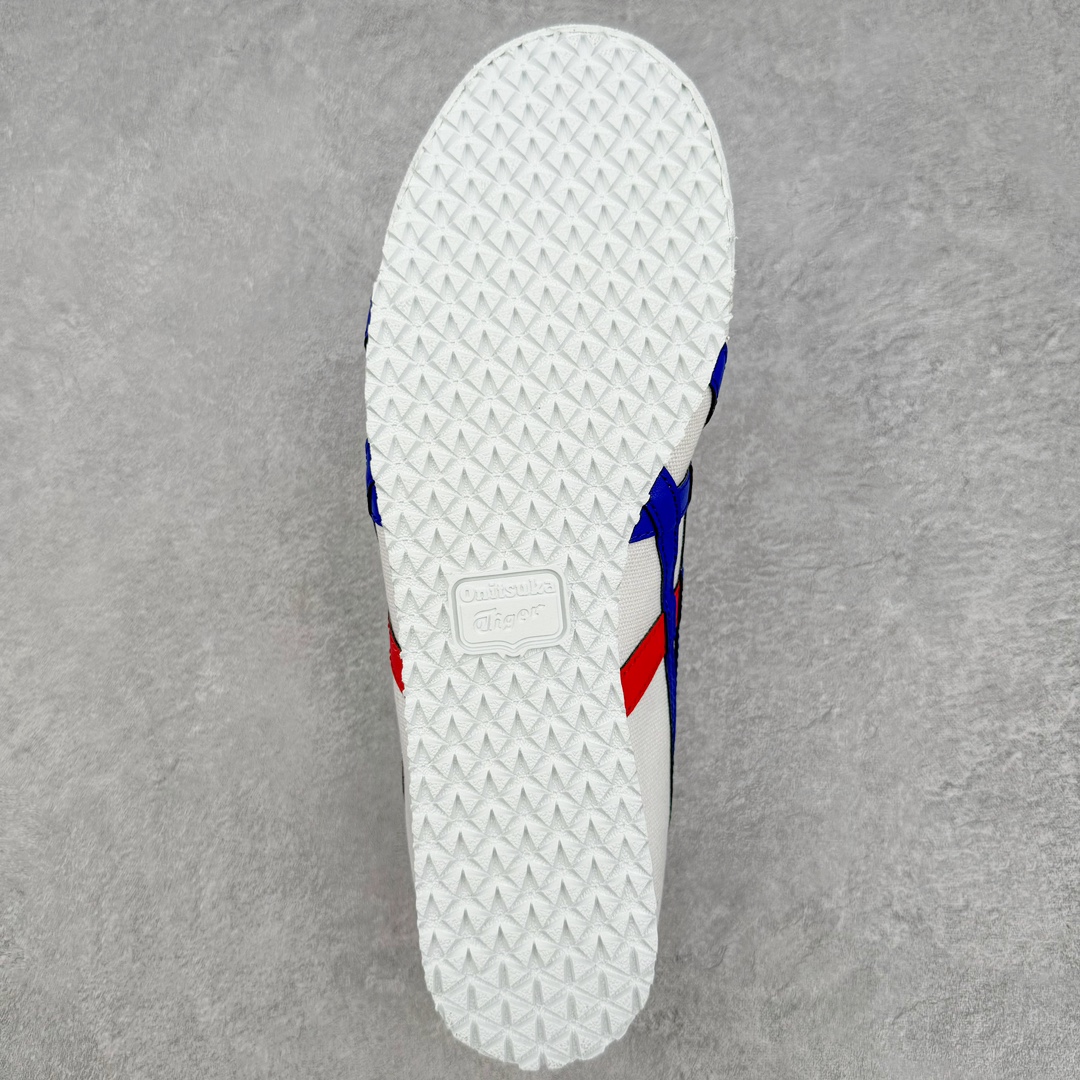 图片[9]-＃HK纯原 Asics Onitsuka Tiger MEXICO 66 亚瑟士鬼冢虎复古经典板鞋 市场最强版本 原厂牛津布加持 海外订单工厂出品 超成熟稳定的做工品控 原装全套纸板楦头开发 原汁原味 完美呈现版型 私模正确鞋底咬花纹路 一比一鞋头弧度高度鞋身弧度 绝不口嗨 细节品控鞋型随意秒杀市面 原档咬花纹路私模大底 一个单元有六个三角形 总体形拼接呈现花瓣状 官方四联吊牌 原装Ortholite轻量化鞋垫 原盒原配 质保卡 说明书 钢印防尘纸 纸板中底带钢印 乳胶组合鞋垫 支持全方位的对比专柜 产品从款式颜色造型上体现出追求舒适和细节的完美 鞋类更是推崇手工制作的严谨与完美 融舒适性与可穿性的设计风格 注重细节的完美和别致魅力 既保持稳重 又不失轻松的时尚感 尺码：36 37 37.5 38 39 39.5 40 40.5 41.5 42 42.5 43.5 44 45 46-选品中心