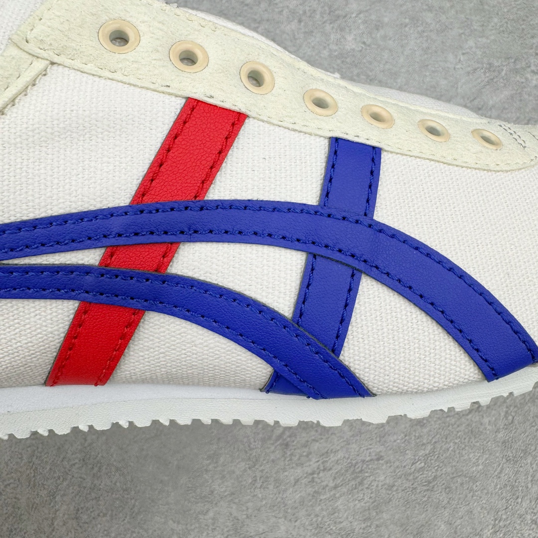 图片[19]-＃HK纯原 Asics Onitsuka Tiger MEXICO 66 亚瑟士鬼冢虎复古经典板鞋 市场最强版本 原厂牛津布加持 海外订单工厂出品 超成熟稳定的做工品控 原装全套纸板楦头开发 原汁原味 完美呈现版型 私模正确鞋底咬花纹路 一比一鞋头弧度高度鞋身弧度 绝不口嗨 细节品控鞋型随意秒杀市面 原档咬花纹路私模大底 一个单元有六个三角形 总体形拼接呈现花瓣状 官方四联吊牌 原装Ortholite轻量化鞋垫 原盒原配 质保卡 说明书 钢印防尘纸 纸板中底带钢印 乳胶组合鞋垫 支持全方位的对比专柜 产品从款式颜色造型上体现出追求舒适和细节的完美 鞋类更是推崇手工制作的严谨与完美 融舒适性与可穿性的设计风格 注重细节的完美和别致魅力 既保持稳重 又不失轻松的时尚感 尺码：36 37 37.5 38 39 39.5 40 40.5 41.5 42 42.5 43.5 44 45 46-选品中心