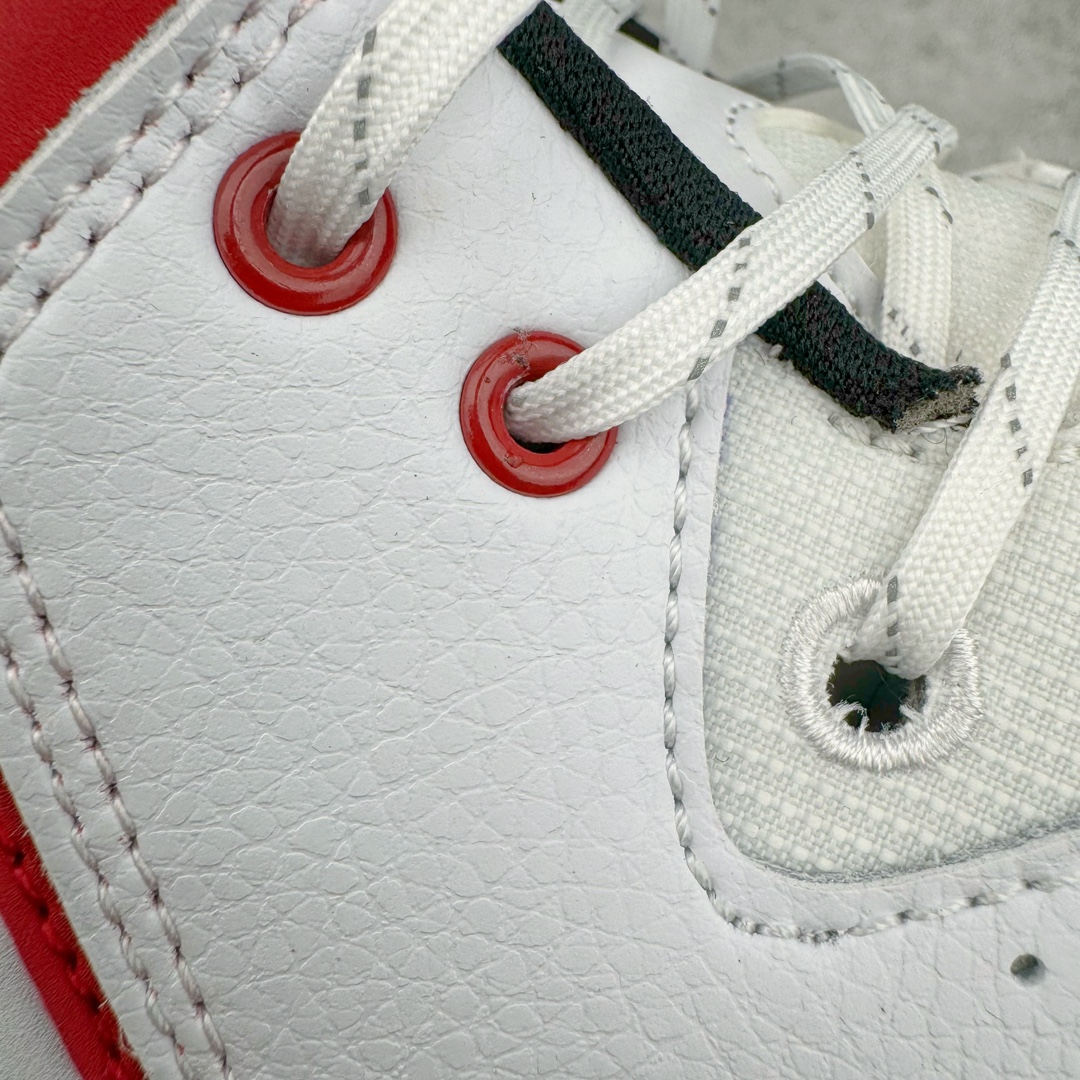 图片[16]-＃PB纯原福利‼️ Air Jordan Courtside AJ23 简版中帮复古休闲运动文化篮球鞋 DZ2791-101 市面唯一纯原批次 全套原纸板楦头开发 原厂大底磨具加持立体防滑纹理 原装可视Air Sole气垫 原汁原味最完美的版型 唯一正确鞋头趴度弧度高度鞋身腰线 作为AJ3到AJ4之间的过渡产品 之所以被称为AJ3的简版 它们的造型非常的相似但是也有一些差异 鞋面采用耐磨的牛剖层和人造革鞋面搭配 后跟可以明显看见Air Max气垫 出色的包裹效果让鞋子脚感非常舒适 也让脚掌以及脚面更加的贴合鞋子 在双脚落地产生冲击力的同时 可视气垫可以有效减缓力道 提高鞋子整体的稳定性 既能起到减震的作用 又能保证双足舒适的脚感 另外灵敏的Phylon中底以及鞋帮的设计 锁住双足 也为前掌提供了有效的包裹 内衬部分采用了透气的织物材料 为脚部的舒适脚感提供了充足的条件 最后就是大底部分 大底采用的是橡胶材质 无论是日常压马路还是简单的运动 都是可以驾驭 鞋底水波纹以及其他不规则图案 也保障了鞋子充足的防滑性以及耐磨性 尺码：36 36.5 37.5 38 38.5 39 40 40.5 41 42 42.5 43 44 45 46 47.5-选品中心