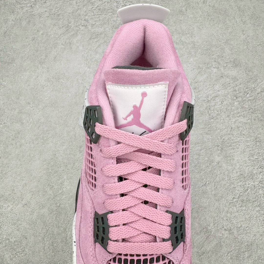 图片[5]-＃K版纯原 Air Jordan AJ4 WMNS \\\”Orchid\\\”猛男粉 AQ9129-501 全新升级改良 原鞋原楦原纸板同源开发 完美呈现乔4的版型 内侧正确双色网格 还原细节 原厂皮料 正确气垫颜色 正确网格工艺 正确拉帮工艺 全鞋原装材料制作 原档案原模具打造 支持全方位与正品对比 尺码：40 40.5 41 42 42.5 43 44 44.5 45 46 47.5-选品中心