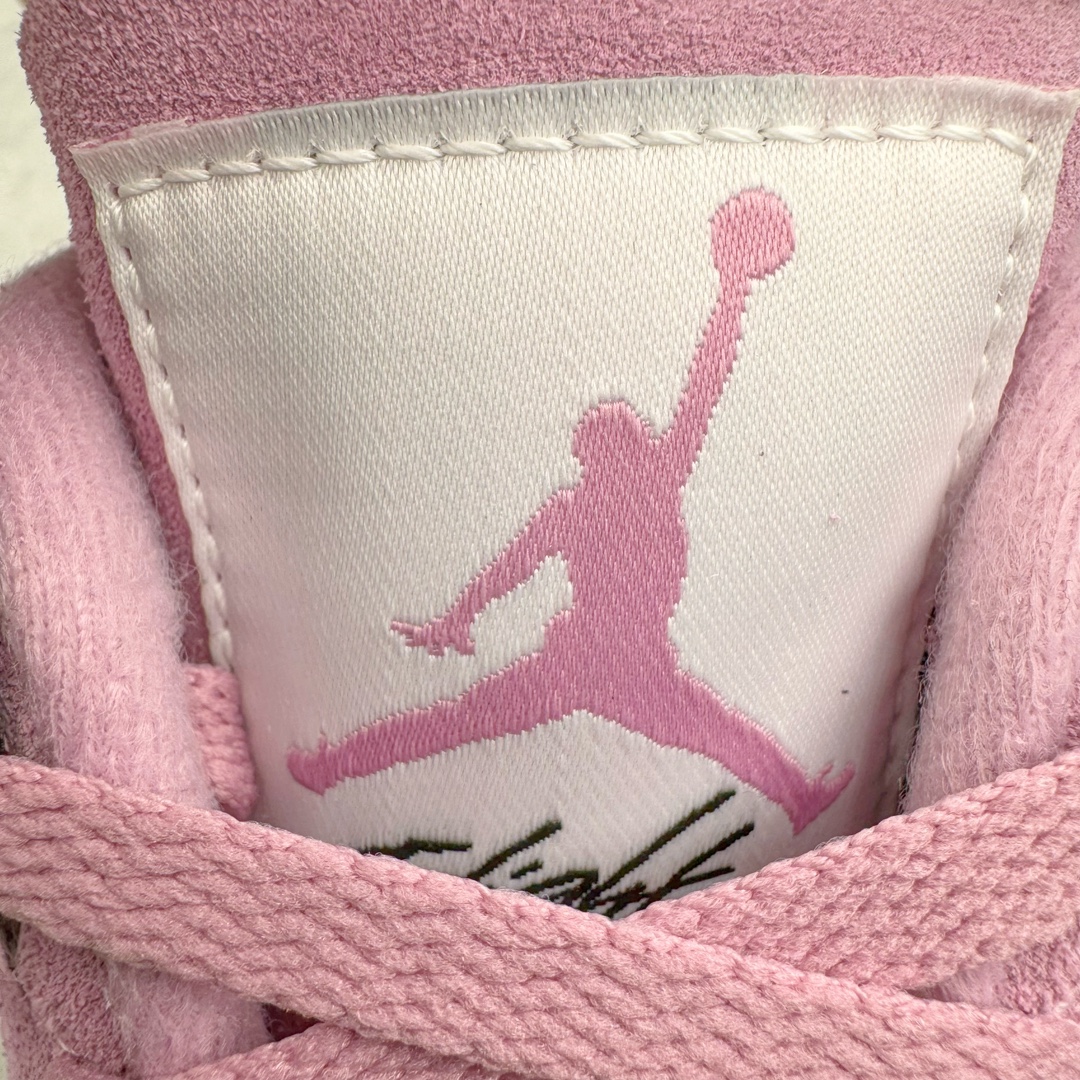 图片[12]-＃K版纯原 Air Jordan AJ4 WMNS \\\”Orchid\\\”猛男粉 AQ9129-501 全新升级改良 原鞋原楦原纸板同源开发 完美呈现乔4的版型 内侧正确双色网格 还原细节 原厂皮料 正确气垫颜色 正确网格工艺 正确拉帮工艺 全鞋原装材料制作 原档案原模具打造 支持全方位与正品对比 尺码：40 40.5 41 42 42.5 43 44 44.5 45 46 47.5-选品中心