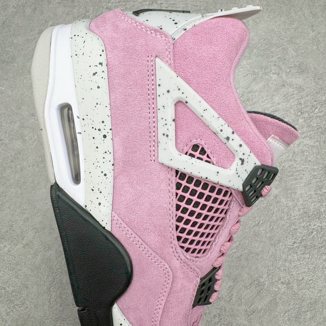 图片[6]-＃K版纯原 Air Jordan AJ4 WMNS \\\”Orchid\\\”猛男粉 AQ9129-501 全新升级改良 原鞋原楦原纸板同源开发 完美呈现乔4的版型 内侧正确双色网格 还原细节 原厂皮料 正确气垫颜色 正确网格工艺 正确拉帮工艺 全鞋原装材料制作 原档案原模具打造 支持全方位与正品对比 尺码：40 40.5 41 42 42.5 43 44 44.5 45 46 47.5-选品中心